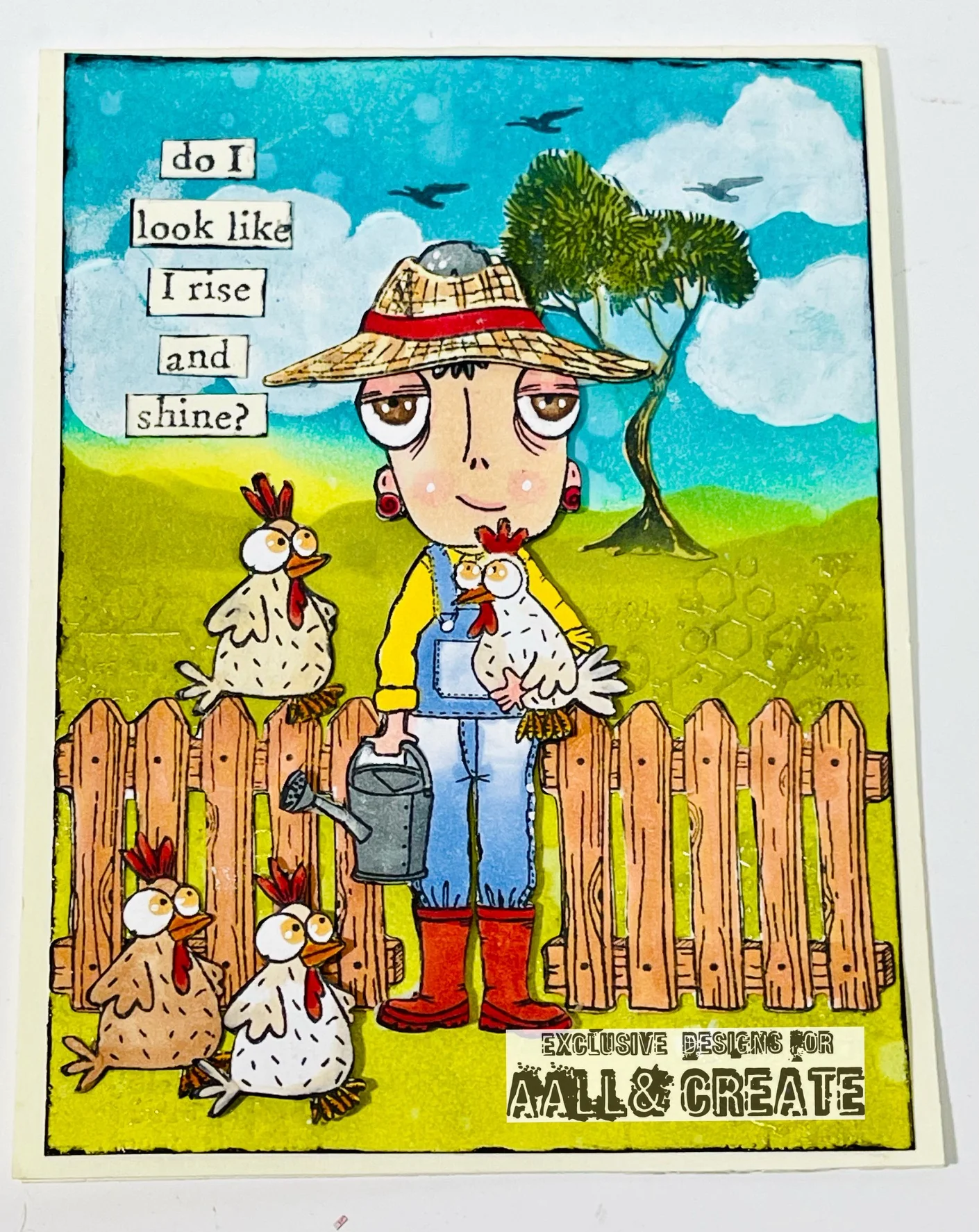 #1031 - A7 Stamp Set - Farmer Dee - Image 3