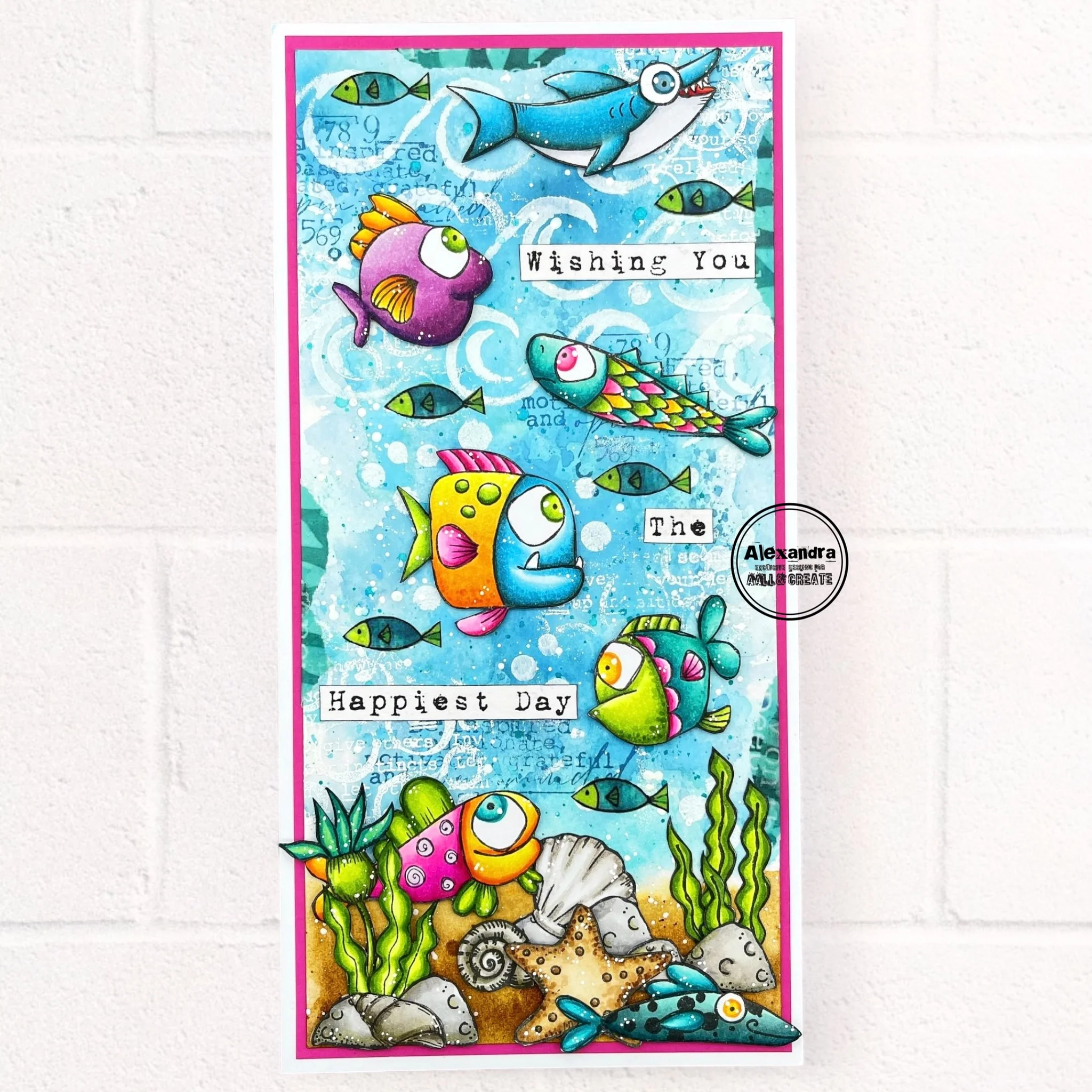 TP-1038 - A6 Stamp - Fish Tank - Image 6