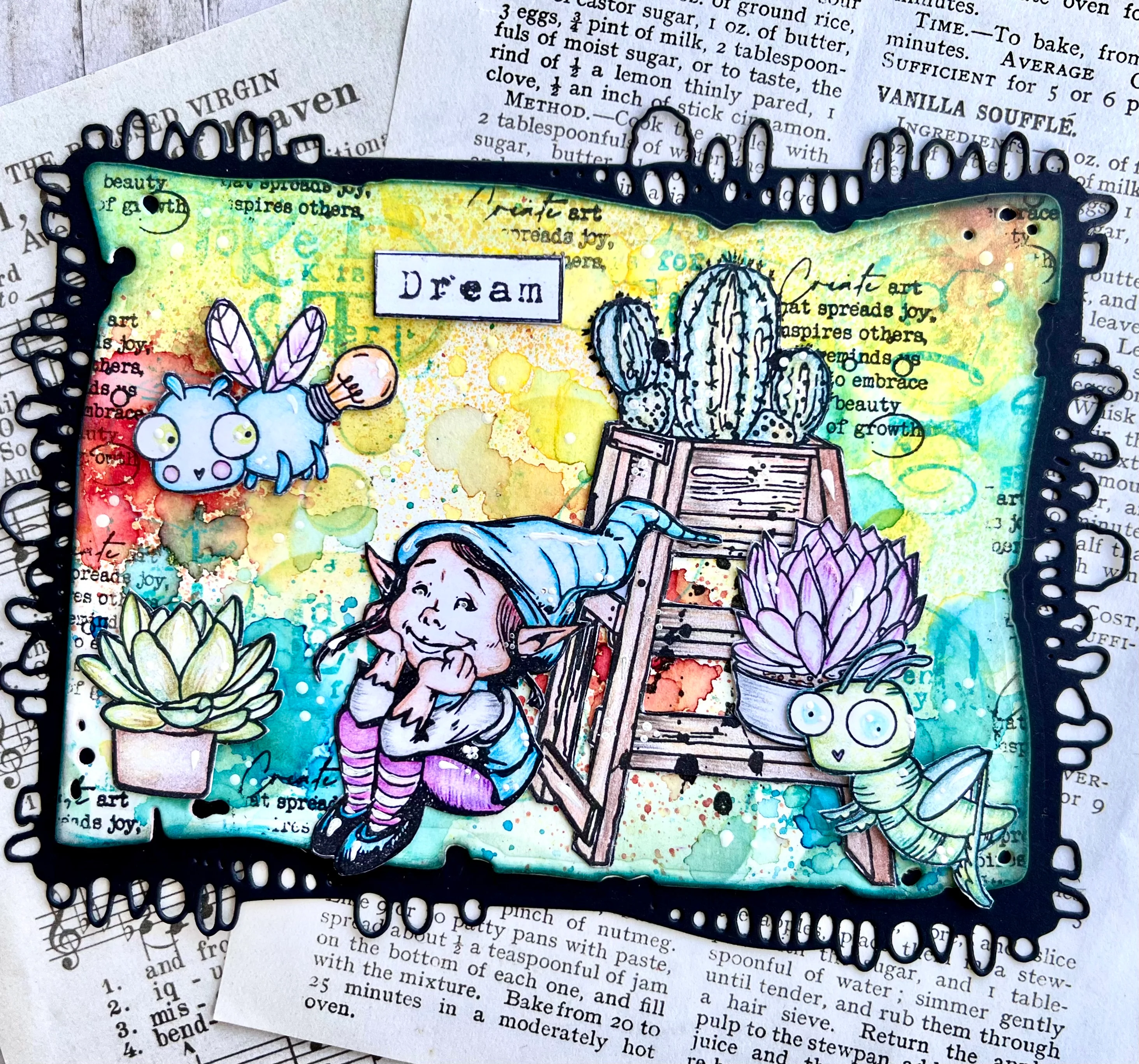 #1039 - A7 Stamp - Buzzie Bugs - Image 14