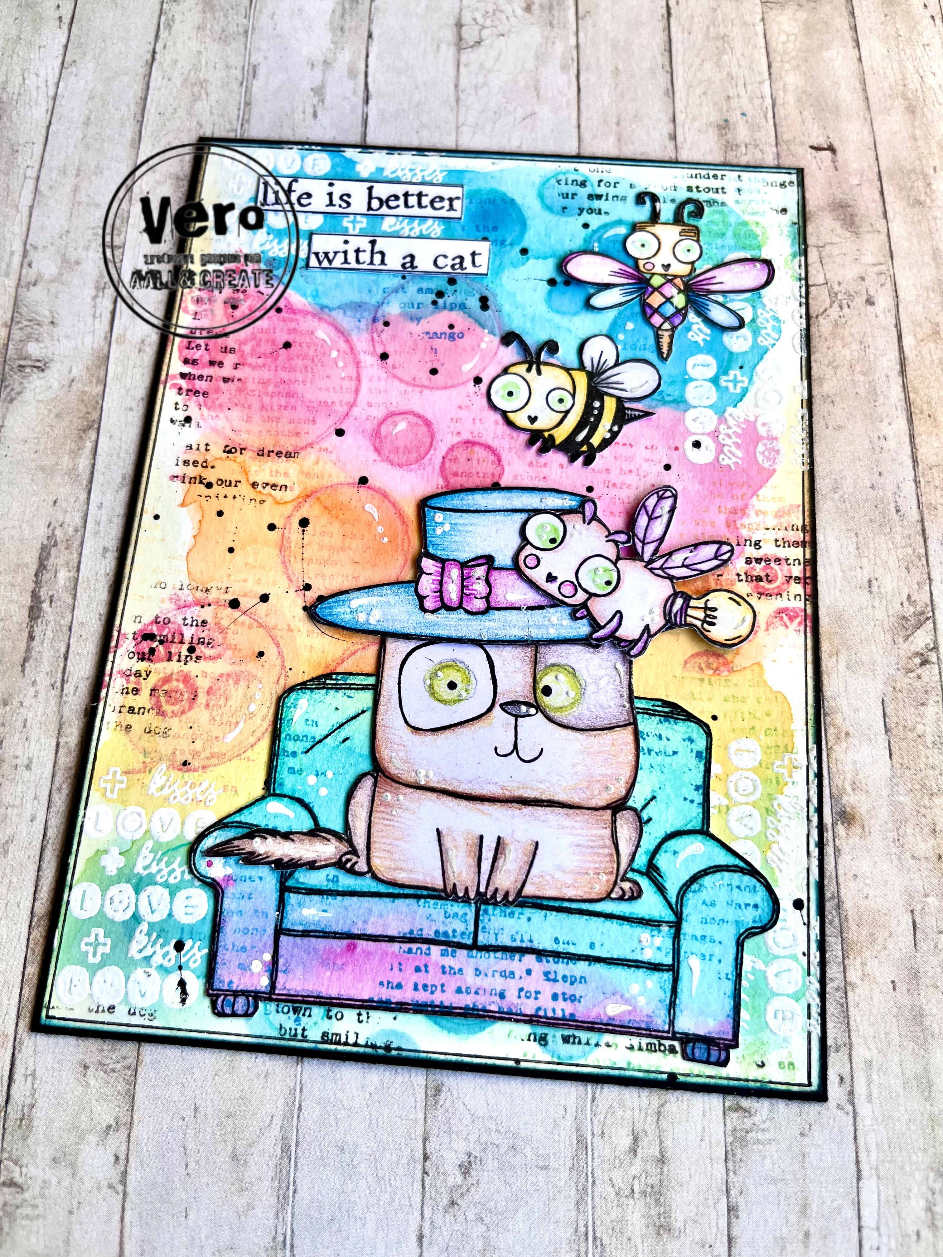 #1039 - A7 Stamp - Buzzie Bugs - Image 18