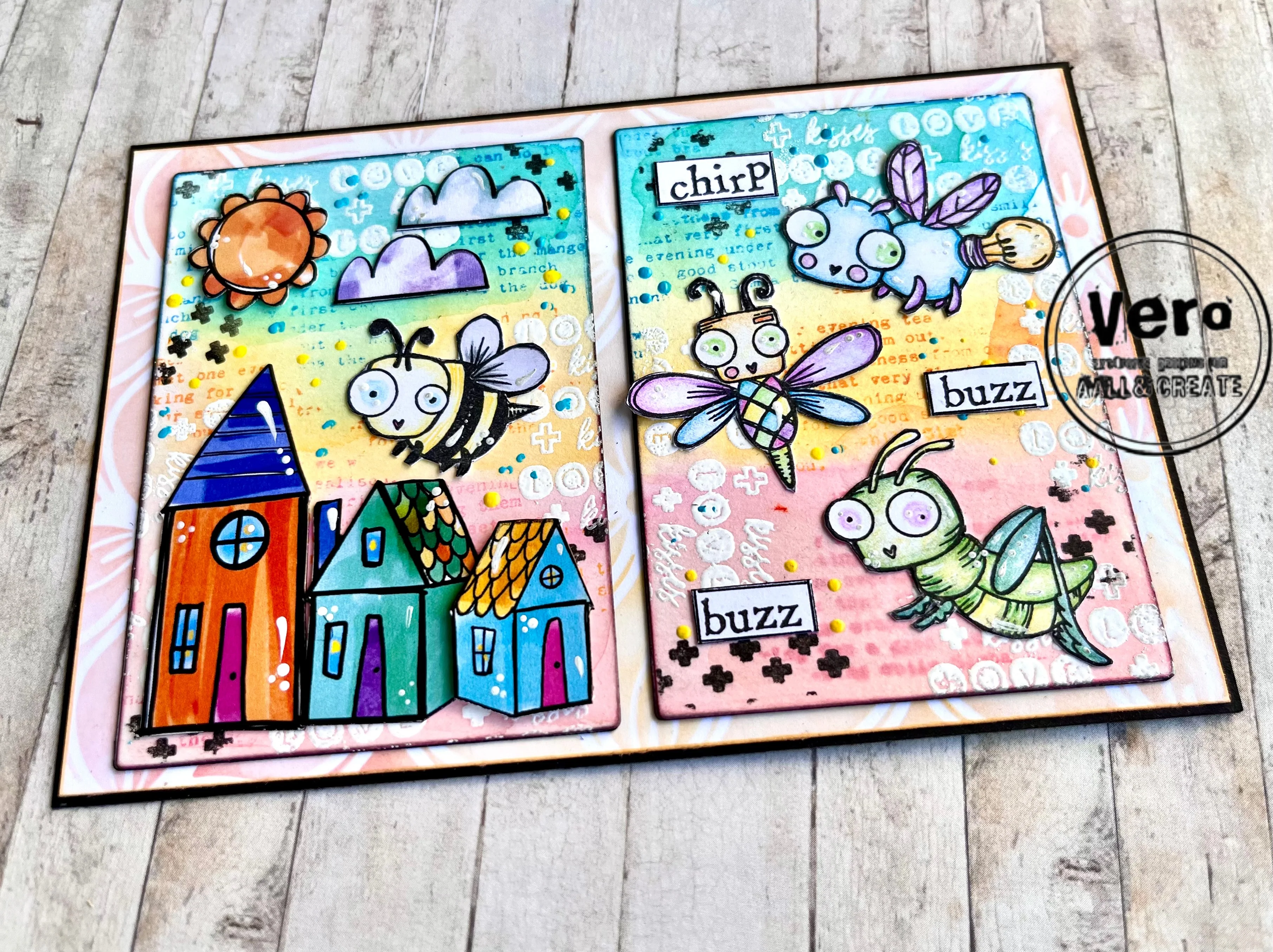 #1039 - A7 Stamp - Buzzie Bugs - Image 19