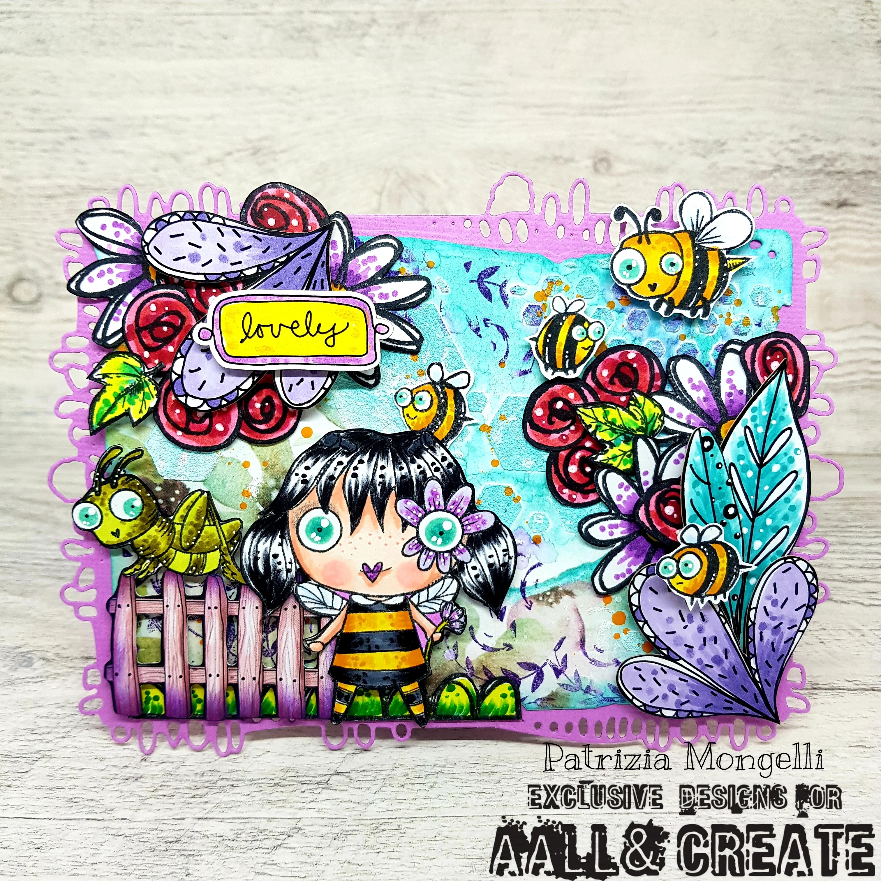 #1039 - A7 Stamp - Buzzie Bugs - Image 22