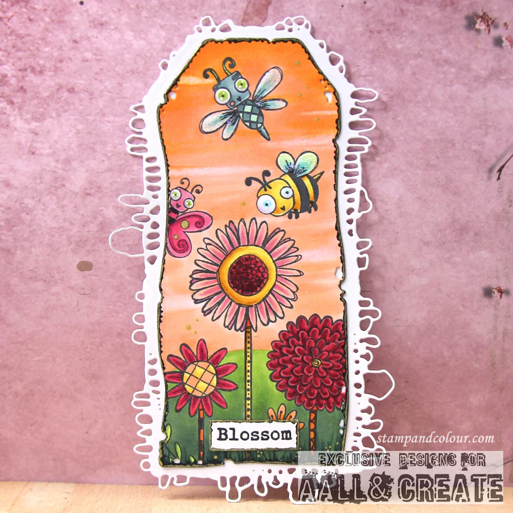 #1039 - A7 Stamp - Buzzie Bugs - Image 8