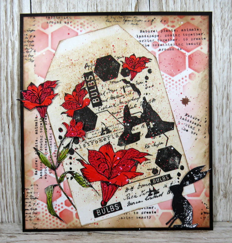 #108 - A4 Stencil - Hugely Hexagonal - Image 6
