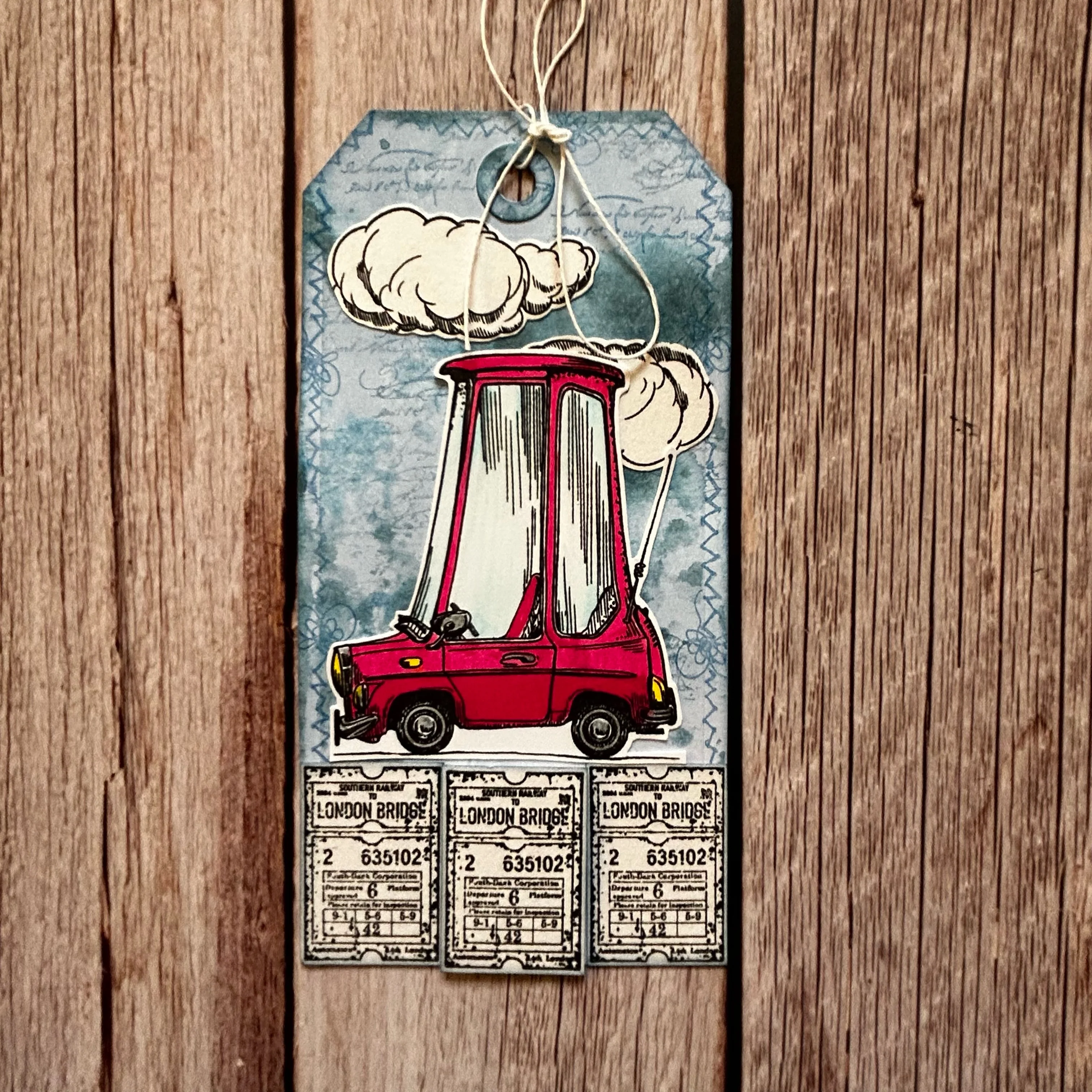 #1112 - A6 Stamp Set - Movin' On Up - Image 10