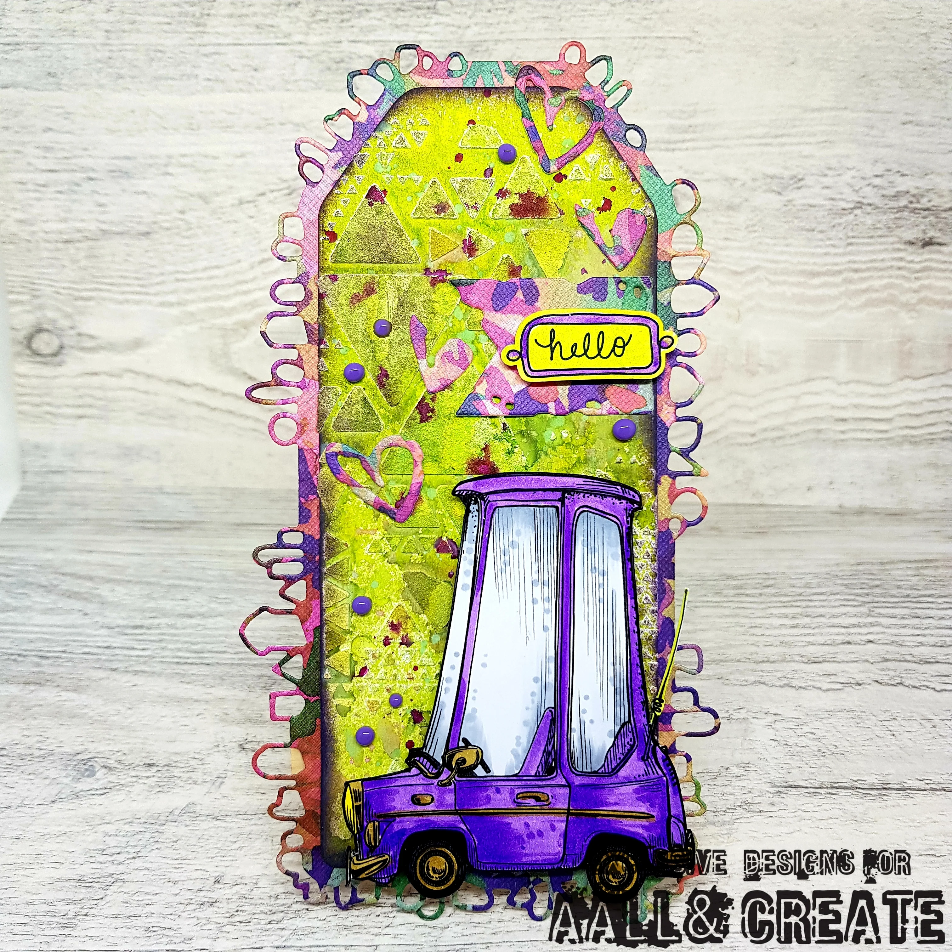 #1112 - A6 Stamp Set - Movin' On Up - Image 17