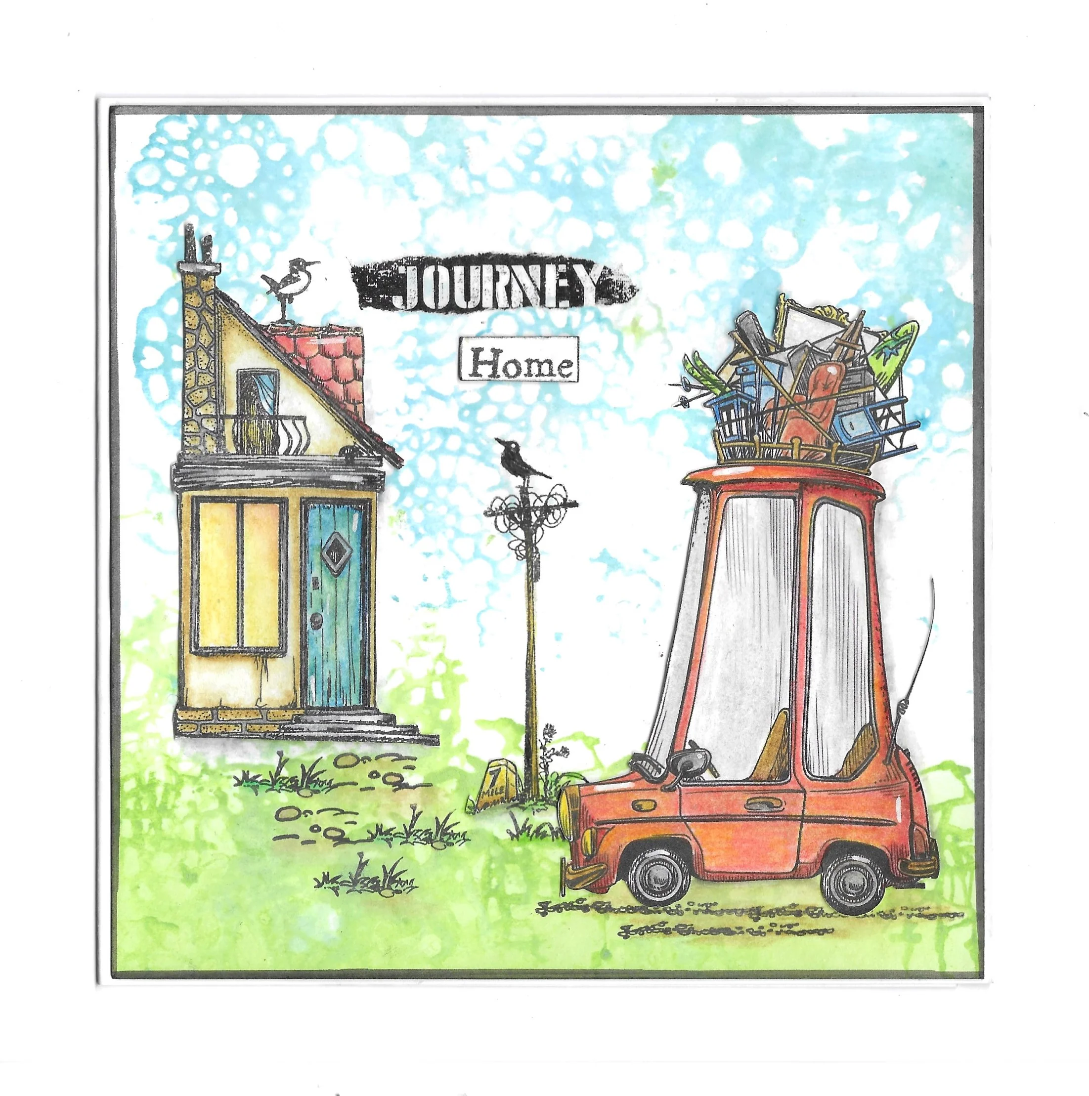 #1112 - A6 Stamp Set - Movin' On Up - Image 19