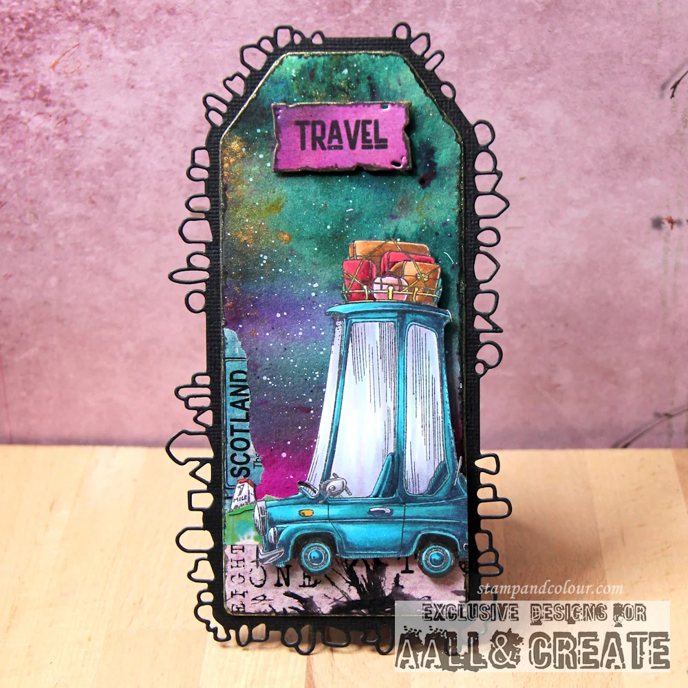 #1112 - A6 Stamp Set - Movin' On Up - Image 4