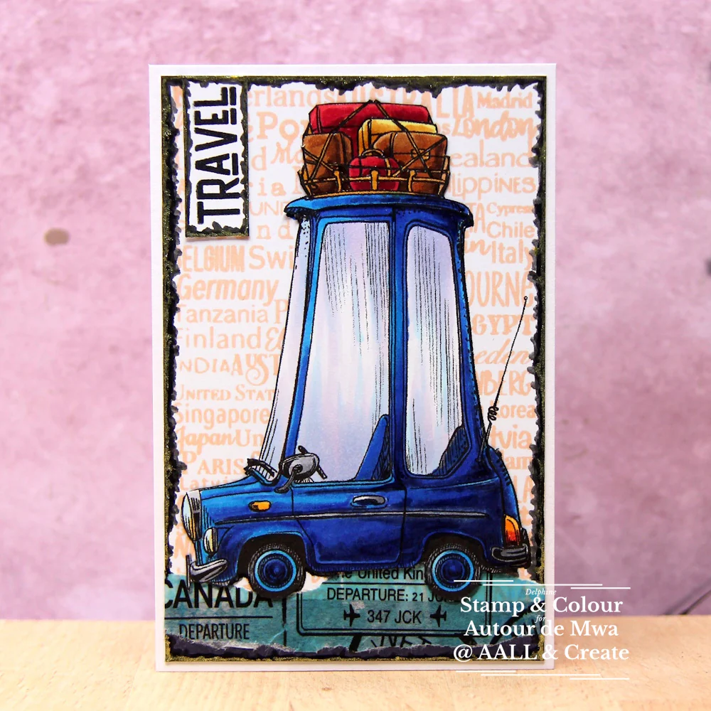 #1112 - A6 Stamp Set - Movin' On Up - Image 5