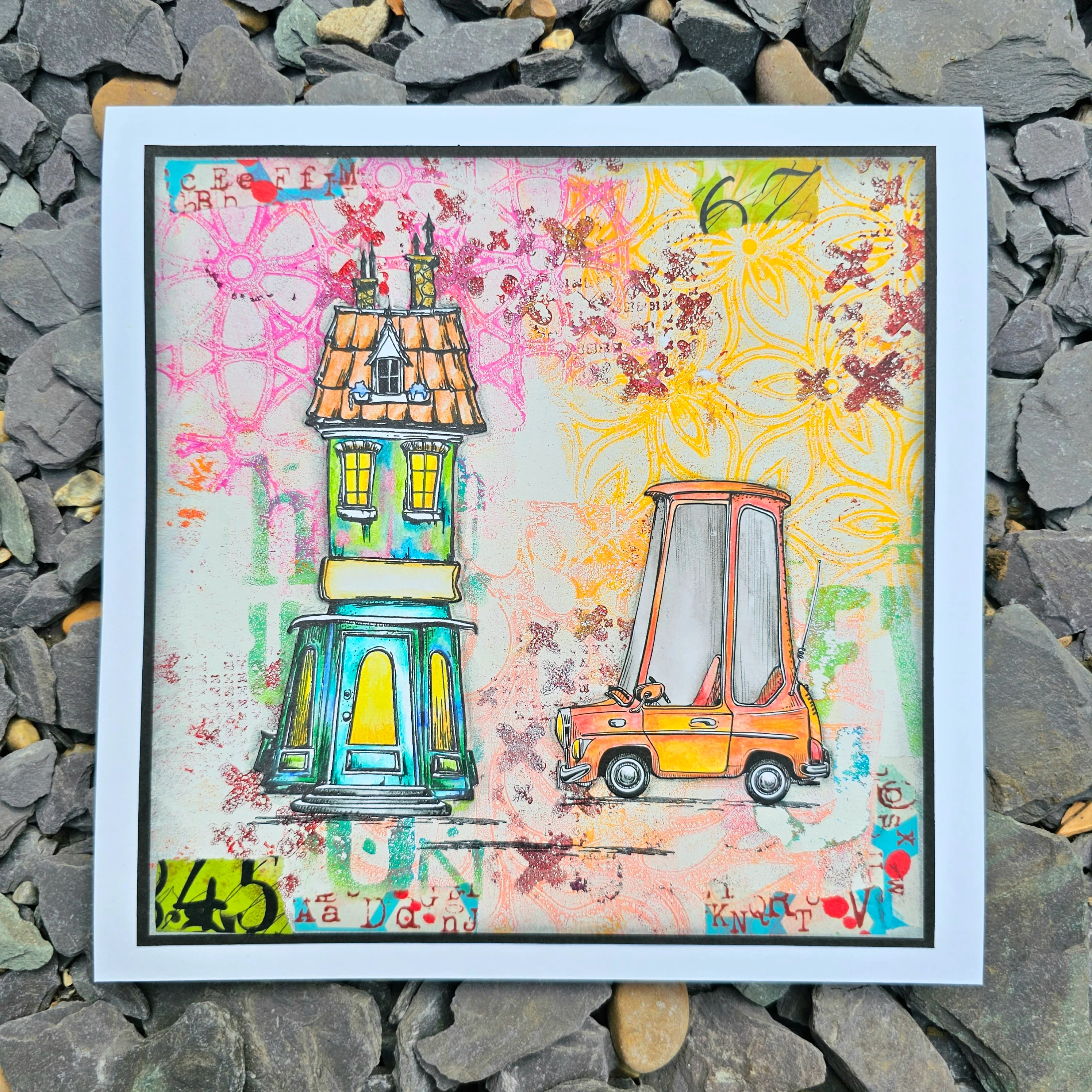 #1112 - A6 Stamp Set - Movin' On Up - Image 7
