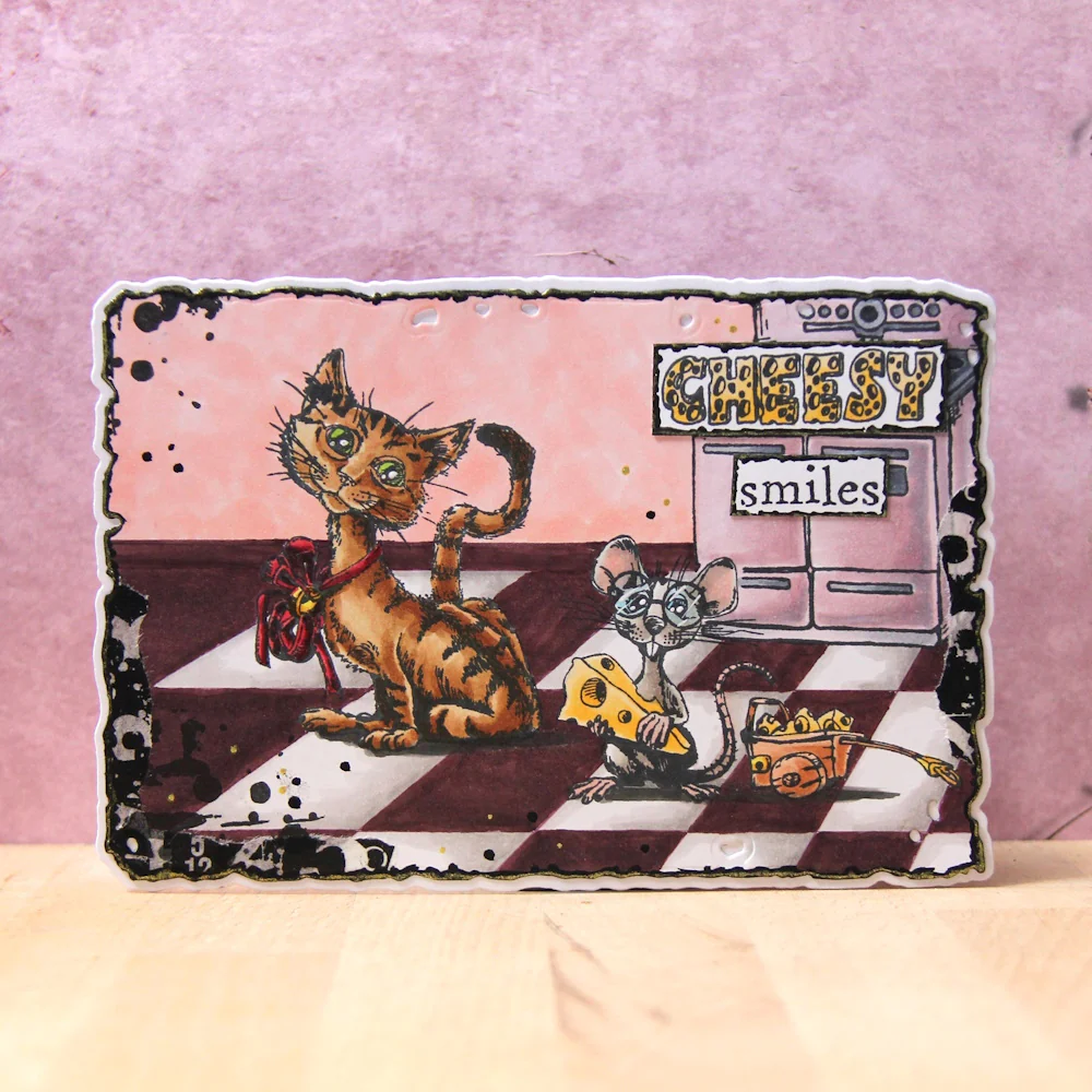TP-1124 - A7 Stamp Set - Cheesed To Meet You - Image 7