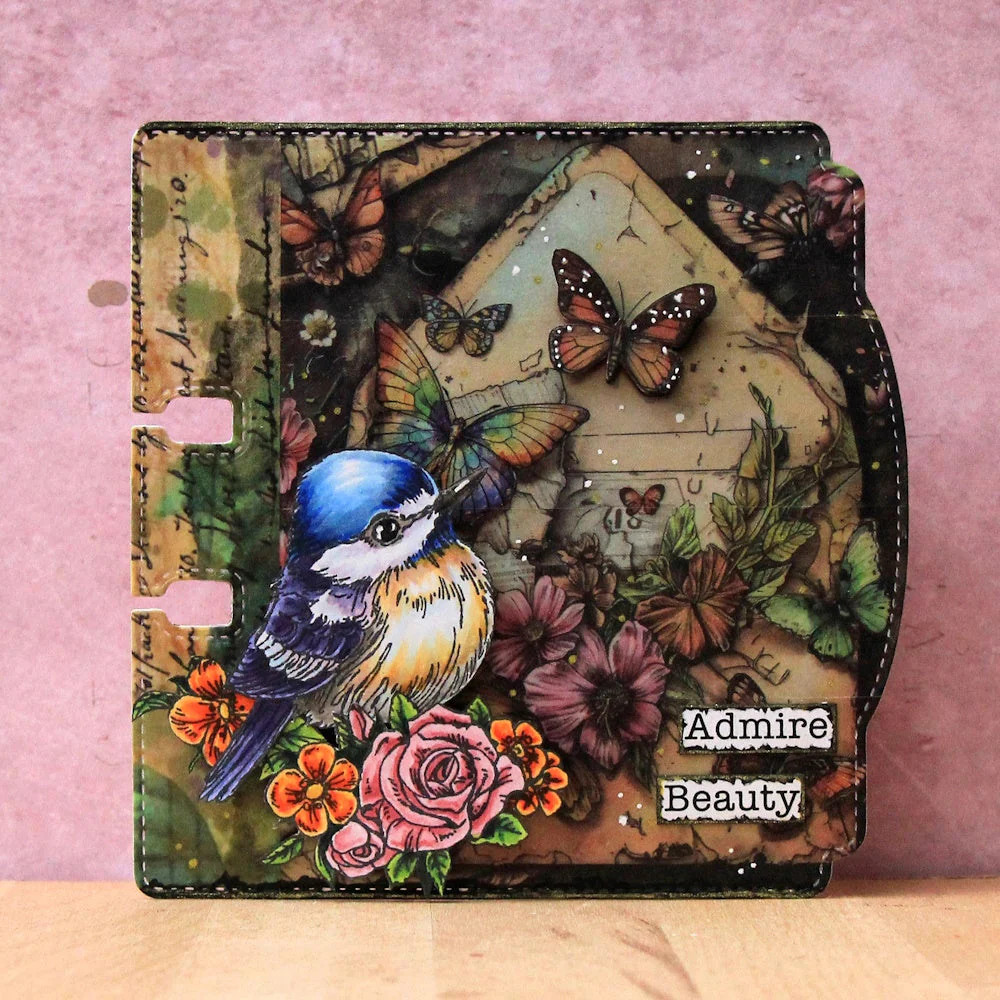 MT-113 - 25mm x 10m Washi Tape - Nostalgic Post (Layer-It-Up!) - Image 2