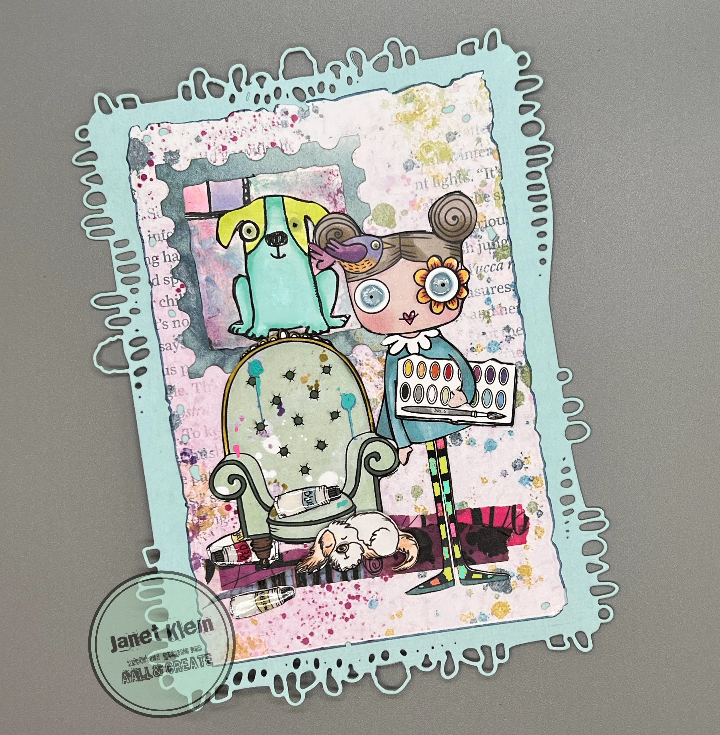 TP-1134 - A7 Stamp Set - Paws & Rest - Image 10