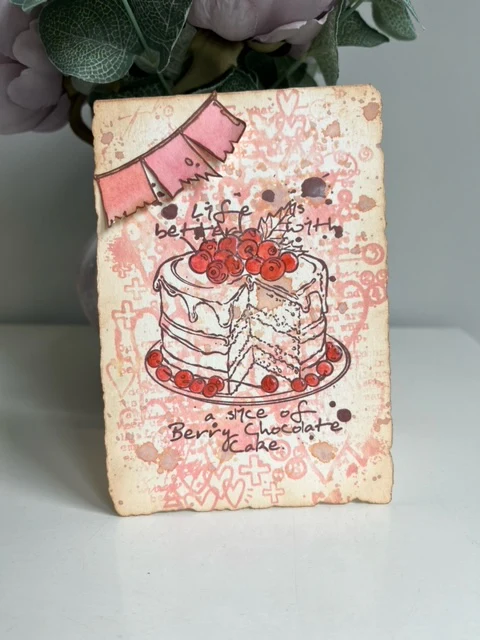 TP-1140 - A7 Stamp Set - Black Forest Hello - Image 5