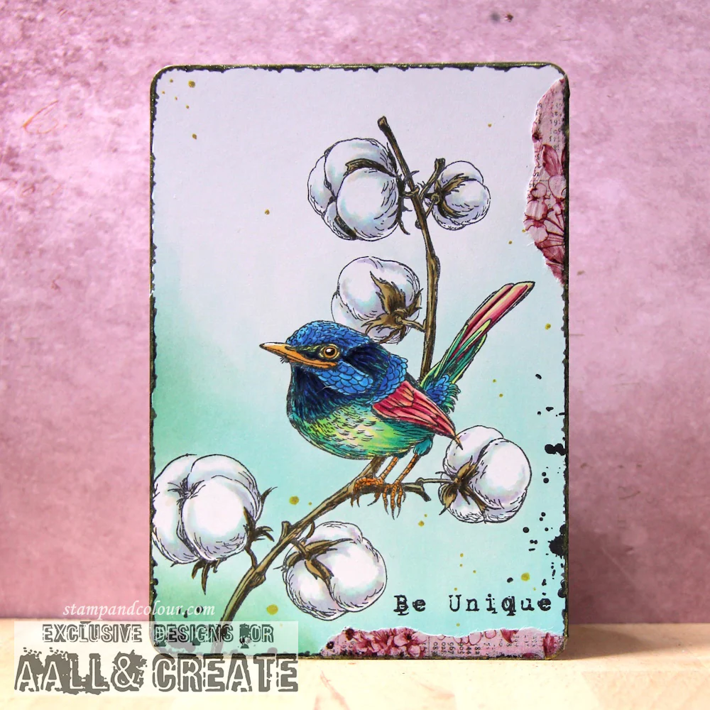 #1147 - A6 Stamp Set - Cotton Twitterer - Image 2