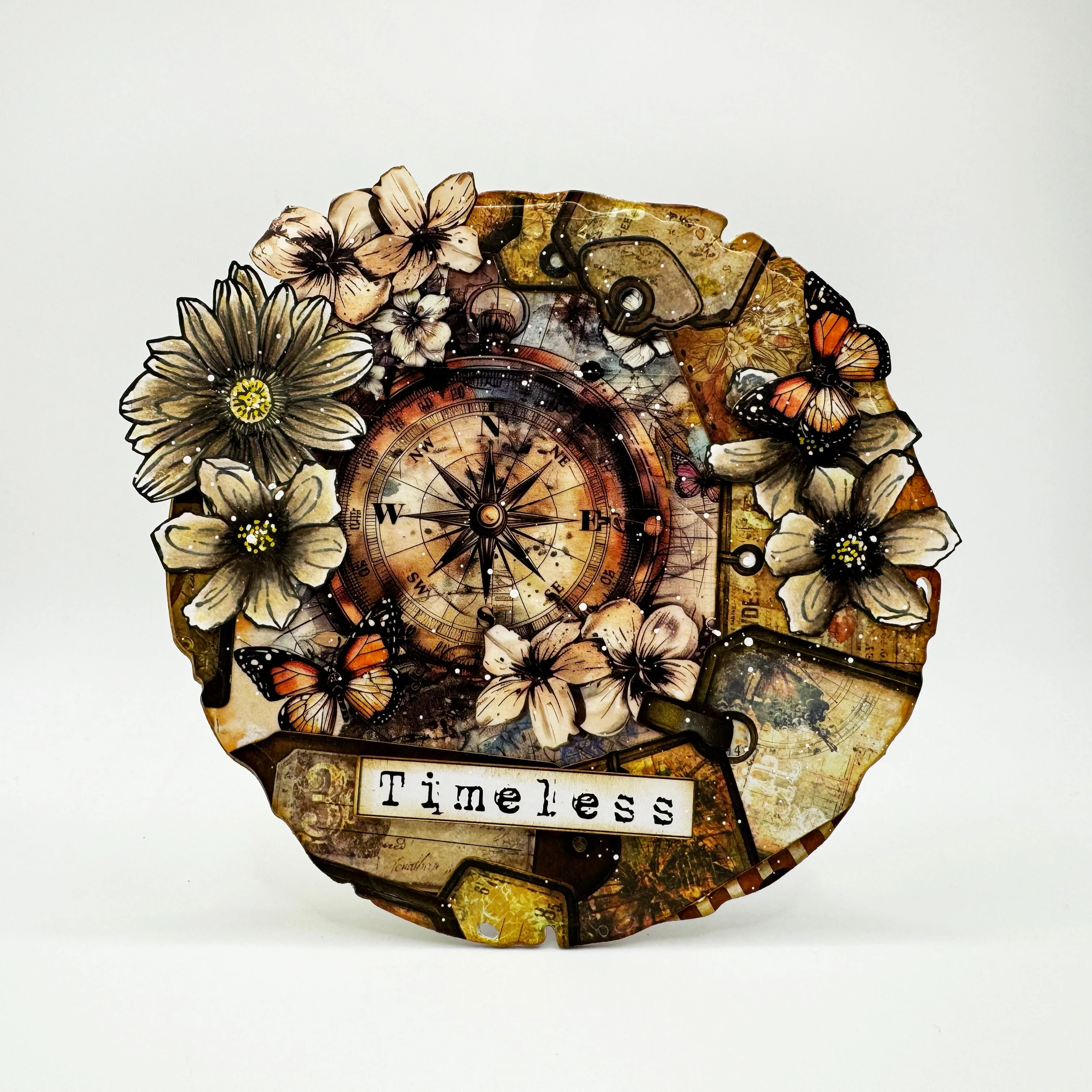 MT-115 - 25mm x 10m Washi Tape - Antique Wayfinder (Layer-It-Up!) - Image 4
