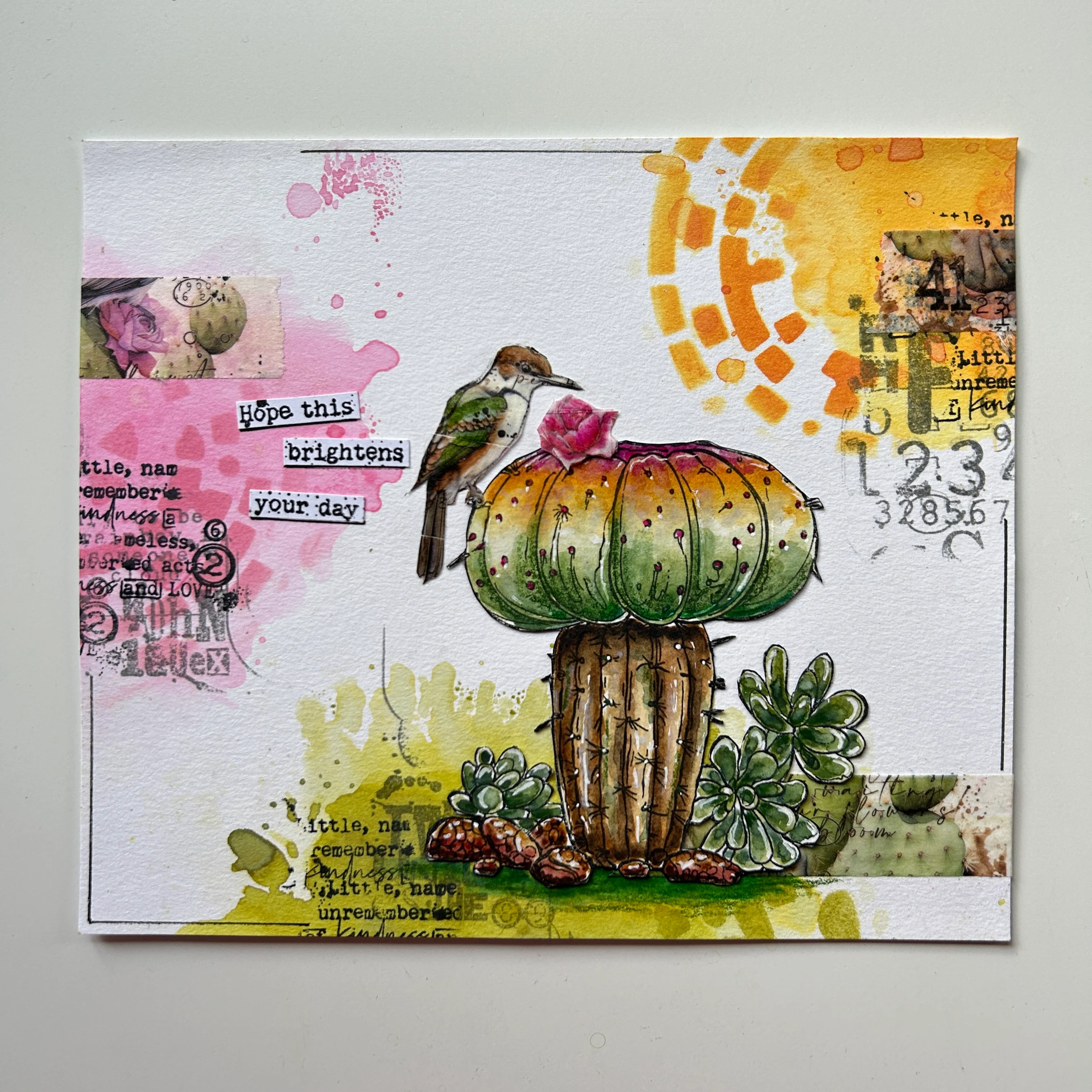 #115 - 6"x6" Stencil - Spiral Checked - Image 3