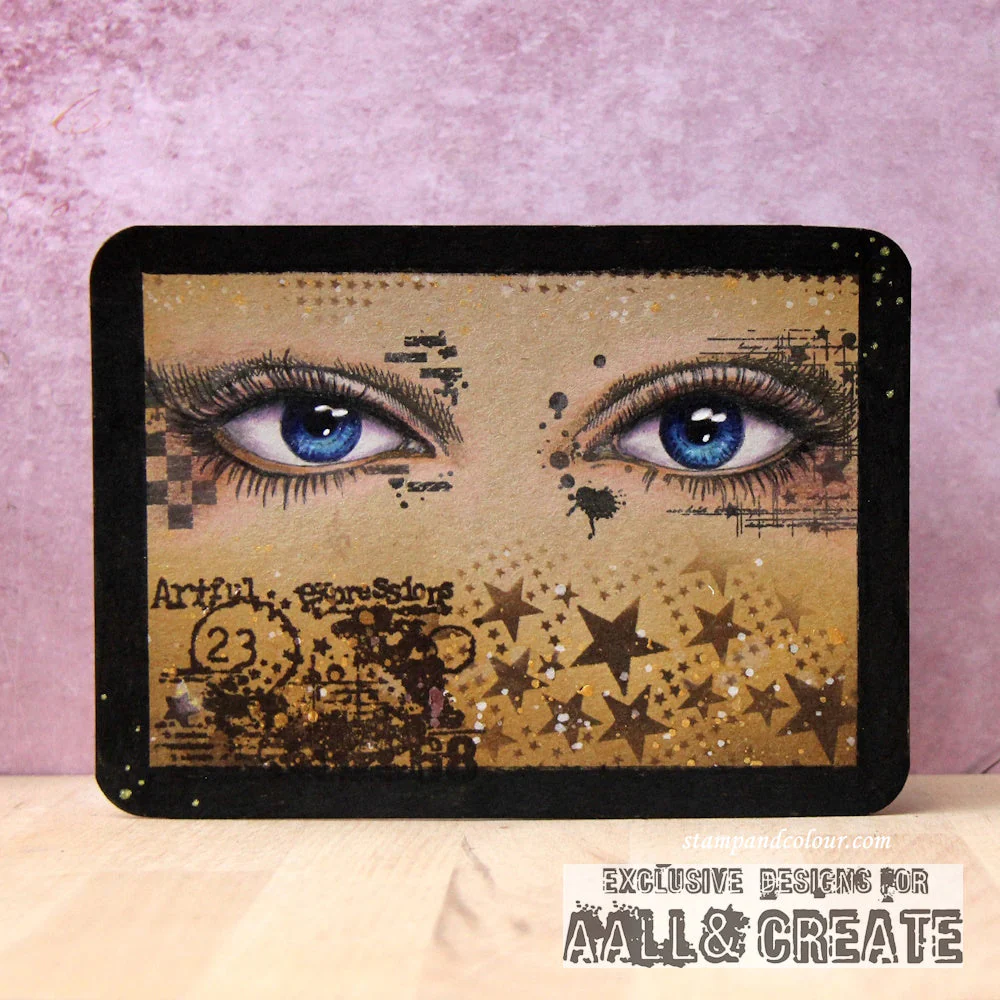 #1154 - A8 Stamp Set - Eyeful - Image 12