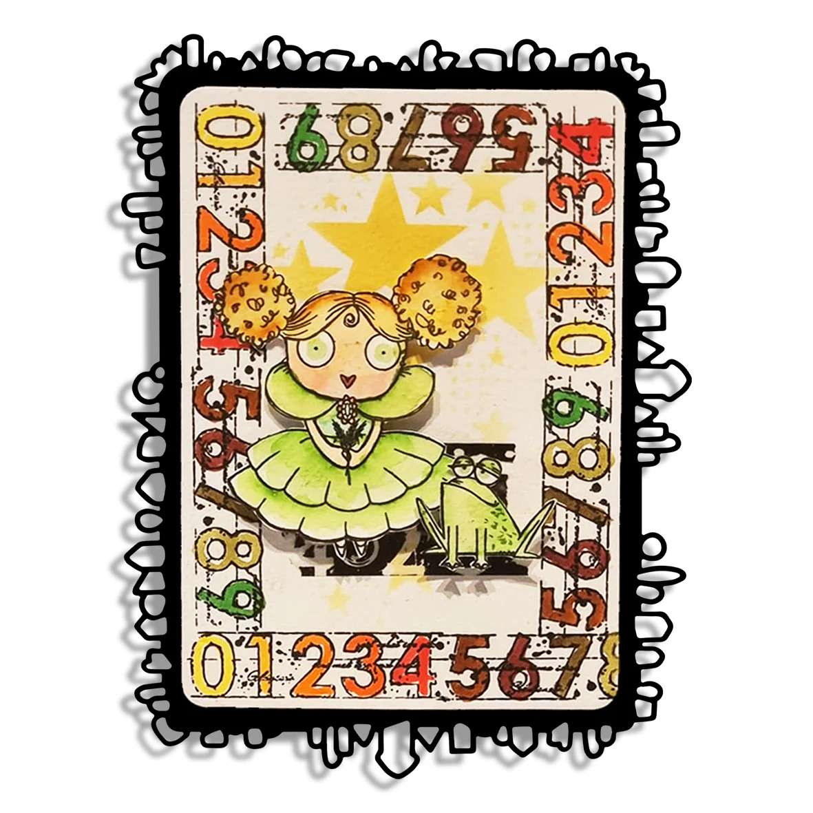 #1156 - A8 Stamp Set - Numero Uno - Image 7