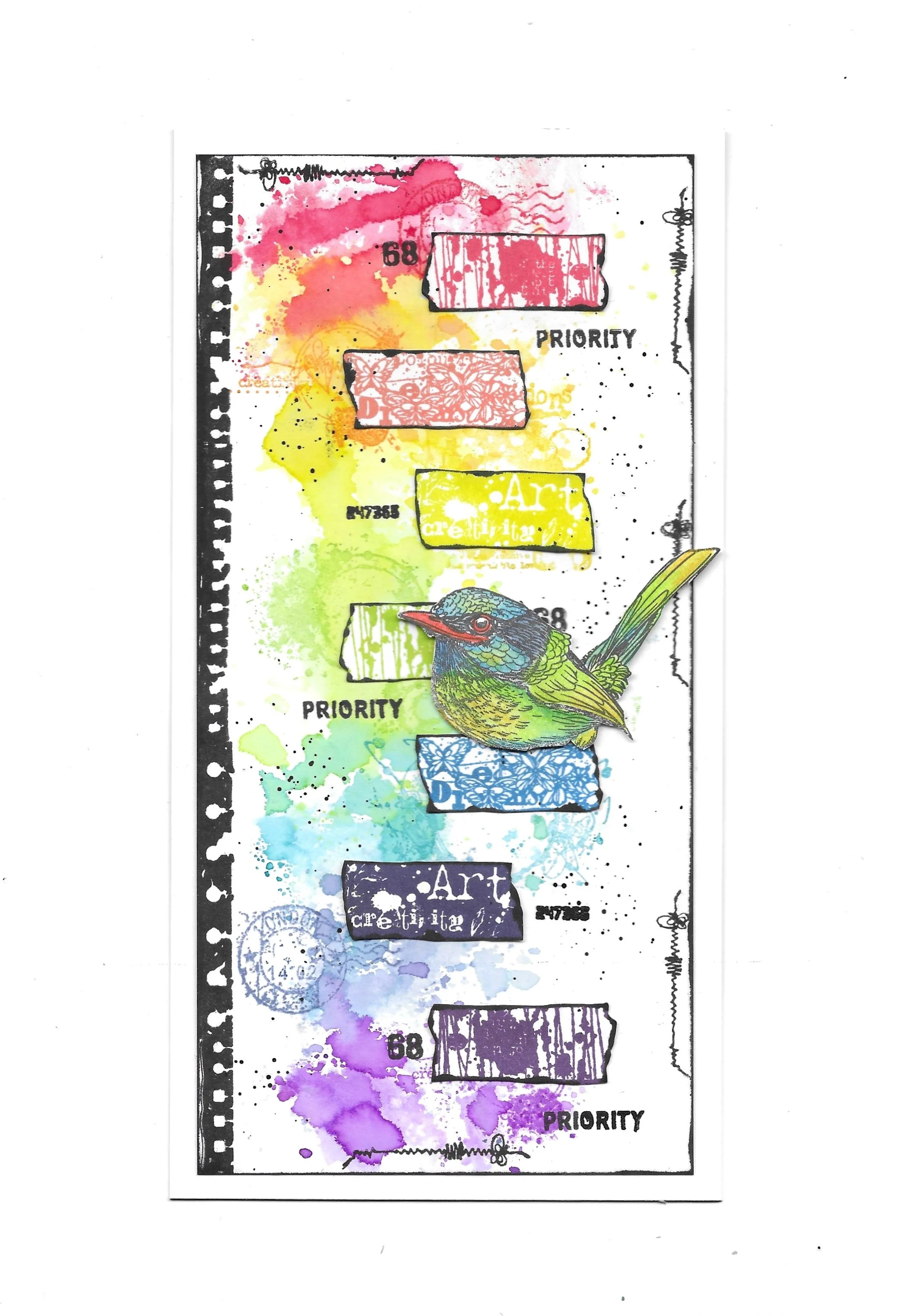 #1157 - A8 Stamp Set - Shredz - Image 10
