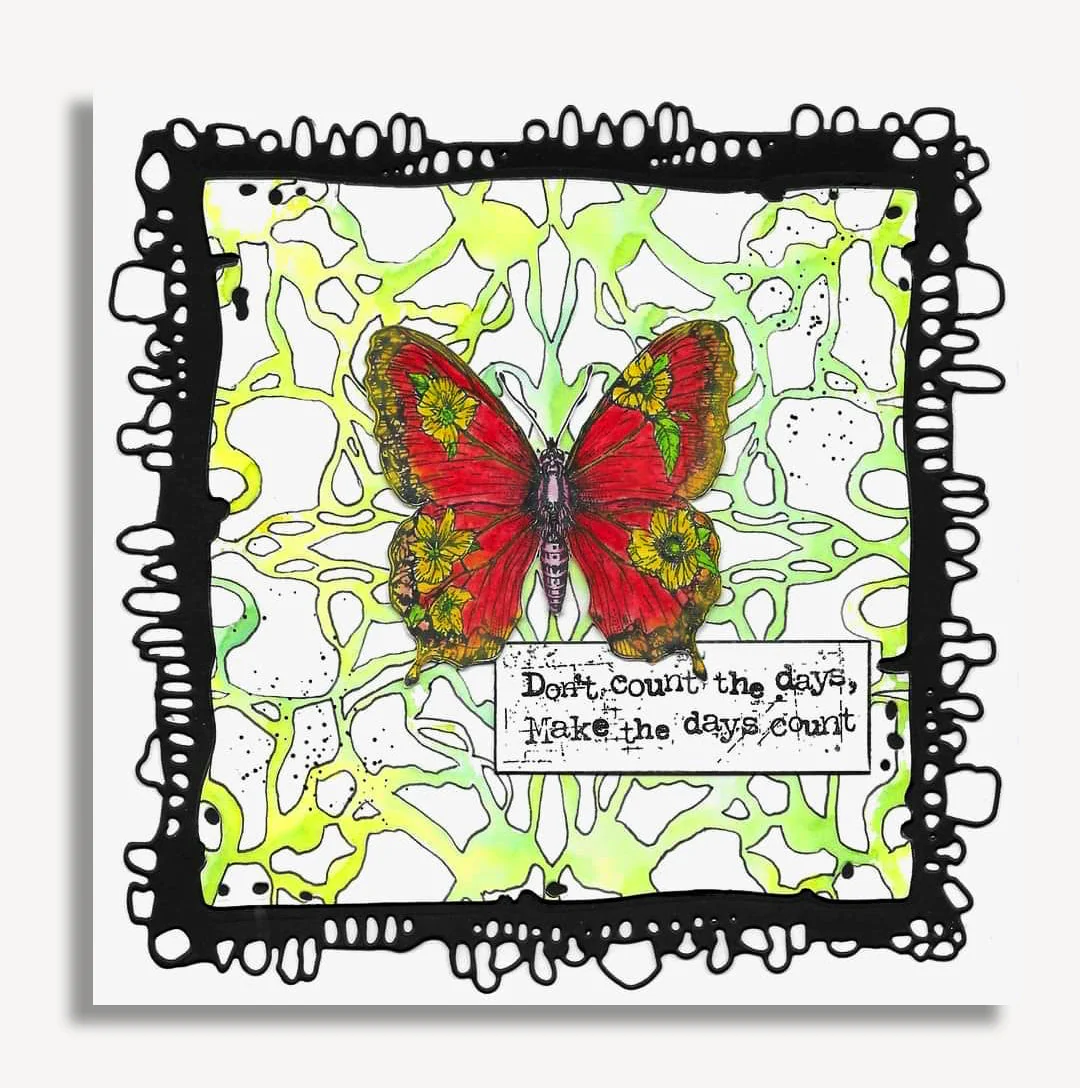 #1171 - A7 Stamp Set - Floral Flyer - Image 13