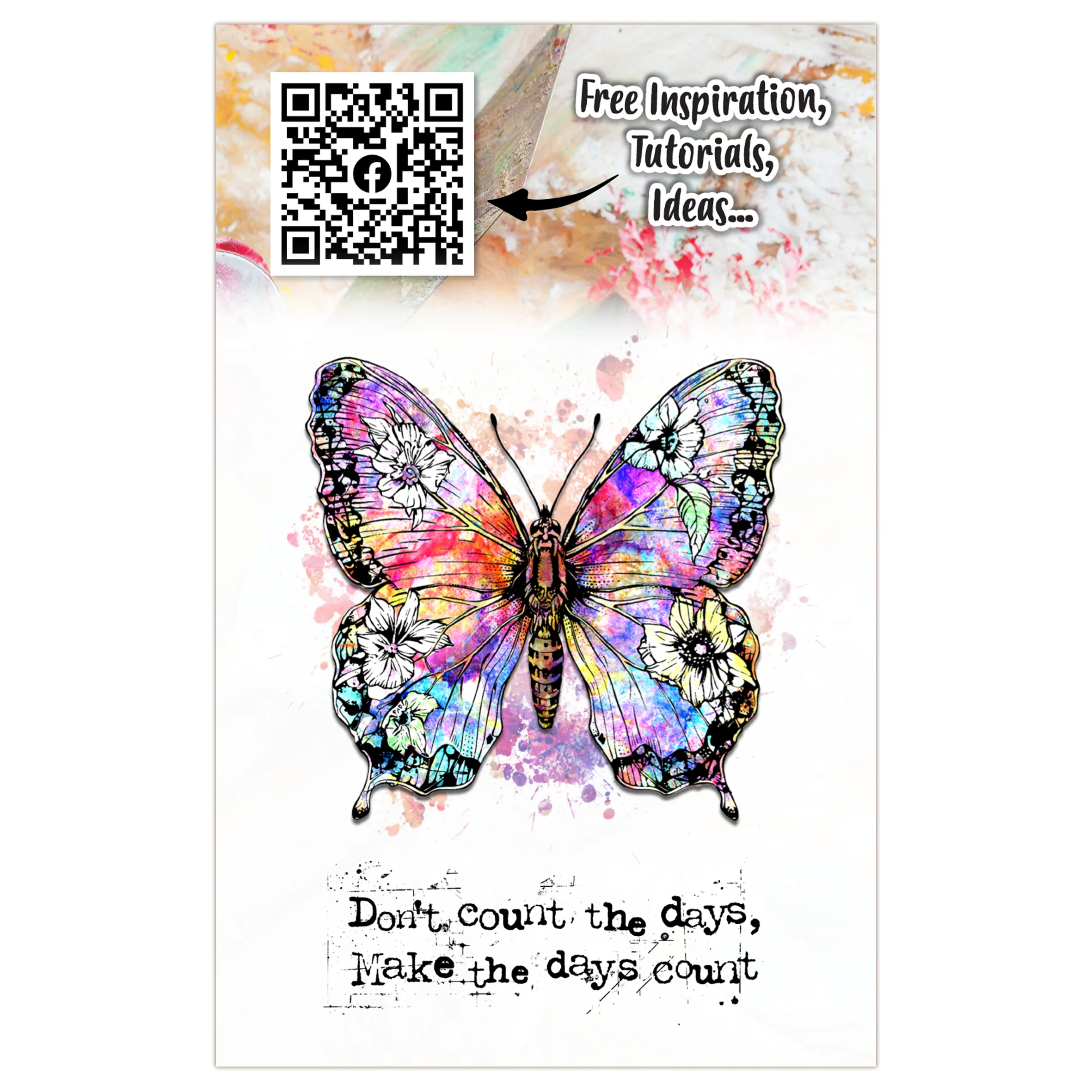 #1171 - A7 Stamp Set - Floral Flyer - Image 29