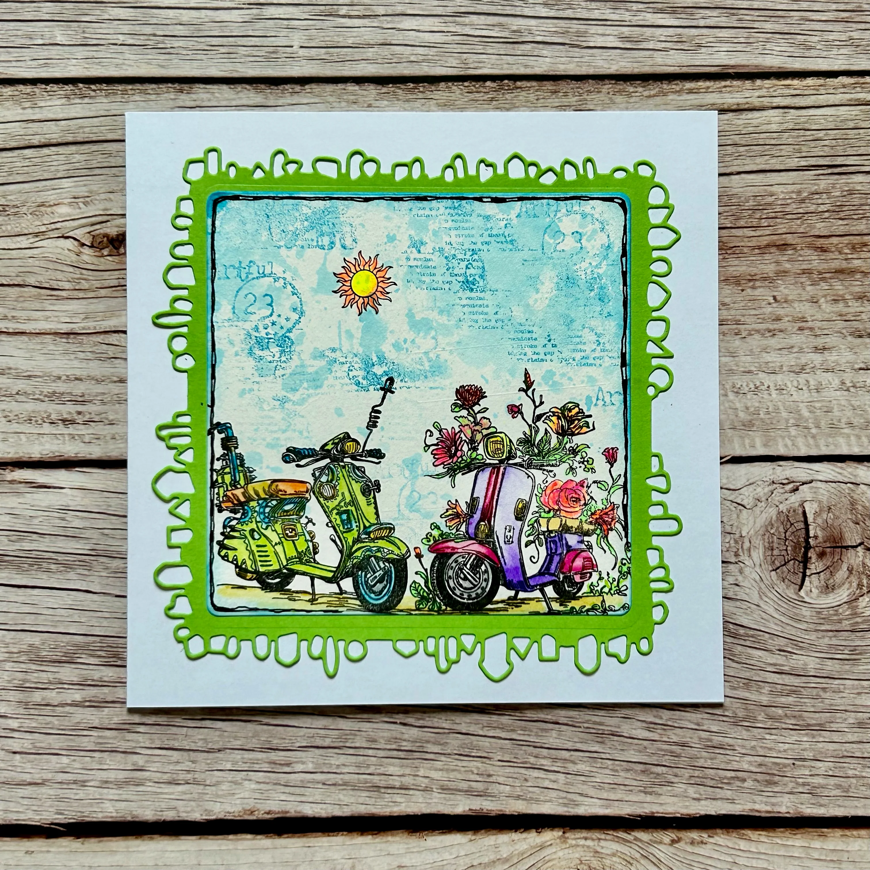 TP-1185 - A6 Stamp Set - Beach Bikers - Image 7