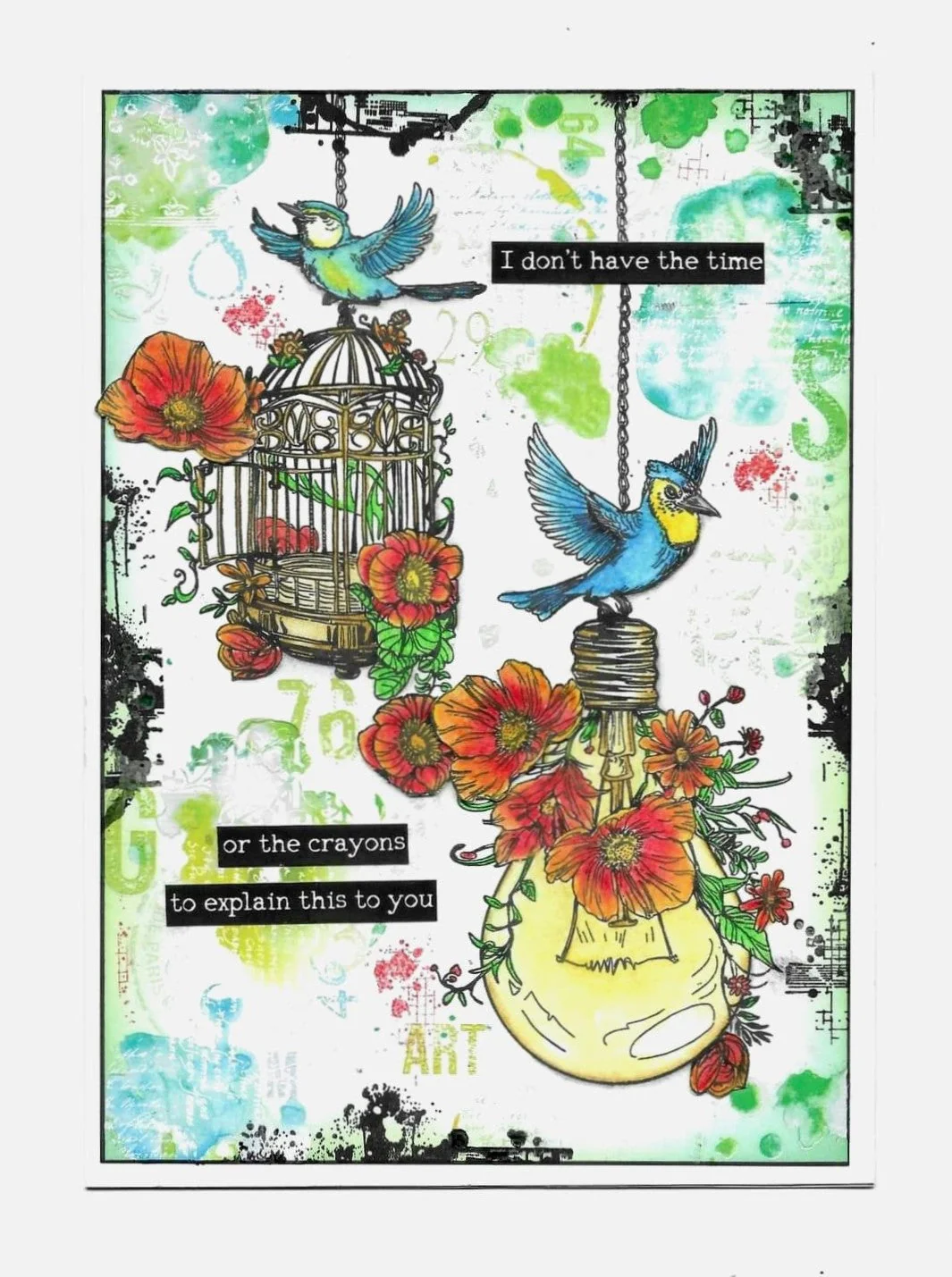 #1189 - A6 Stamp Set - Gilded Shatters - Image 9