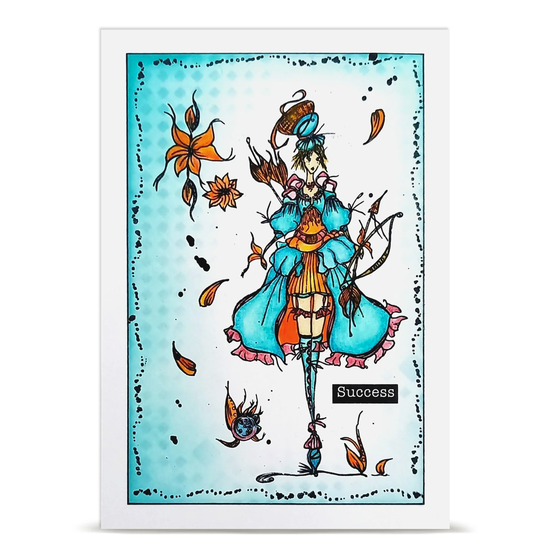 #119 - A4 Stencil - Dote On Diamonds - Image 3