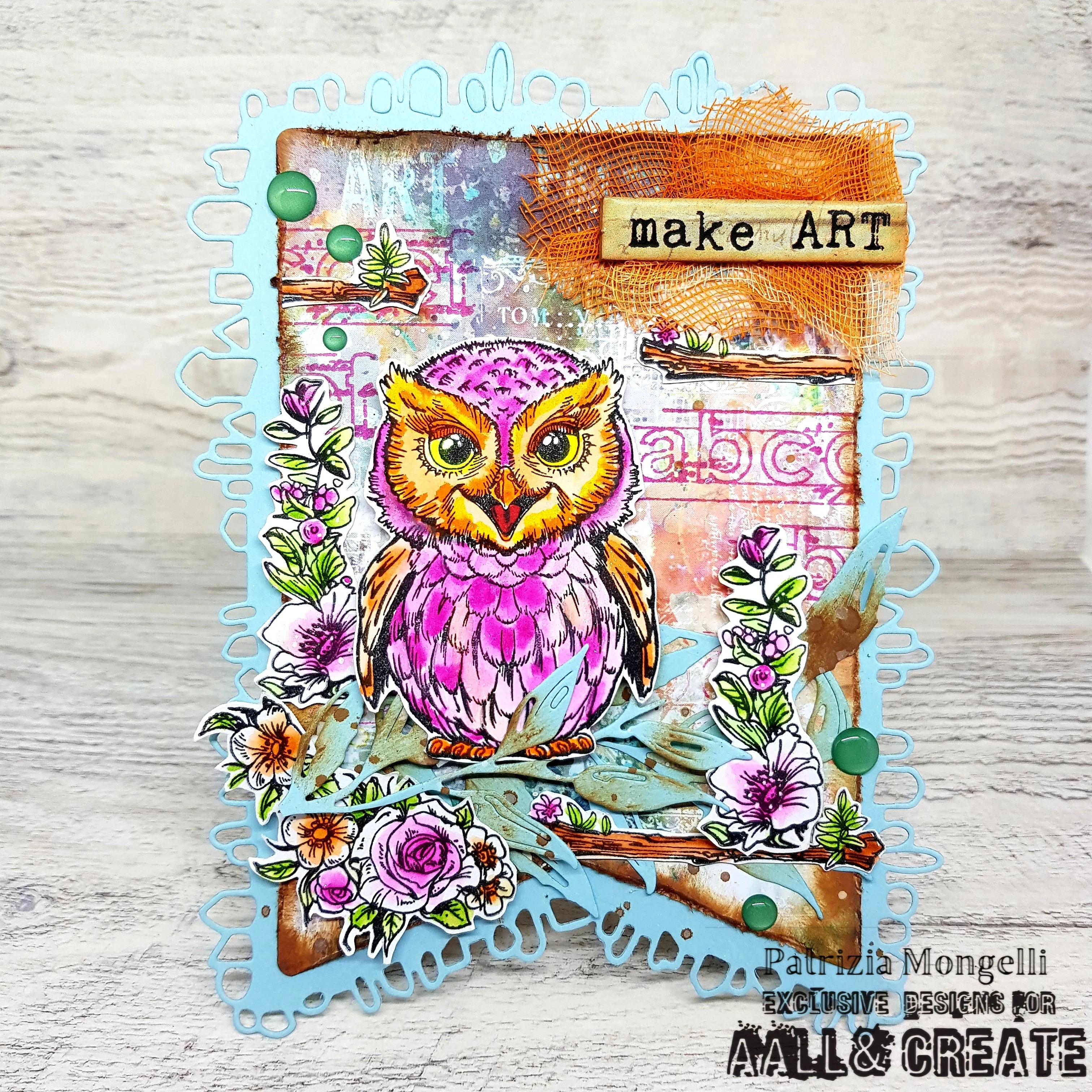 TP-1196 - A6 Stamp Set - Night Wing Petals - Image 3