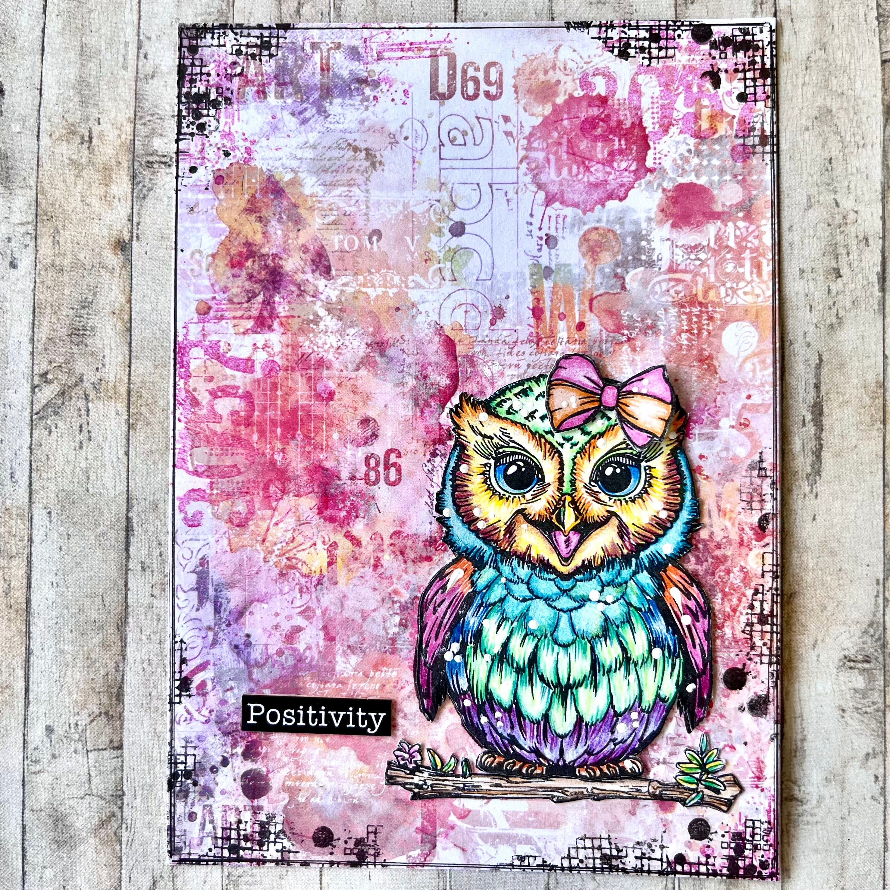 TP-1196 - A6 Stamp Set - Night Wing Petals - Image 9