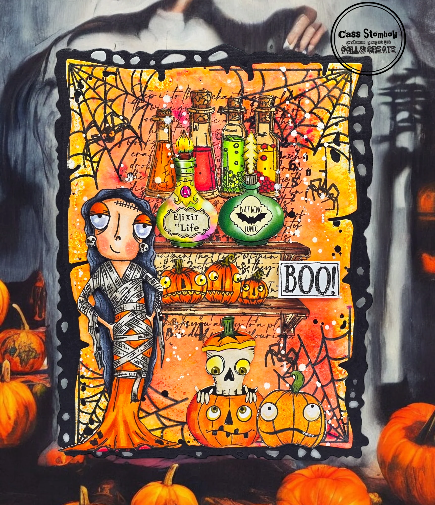 TP-1198 - A7 Stamp Set - Dee of Darkness - Image 3