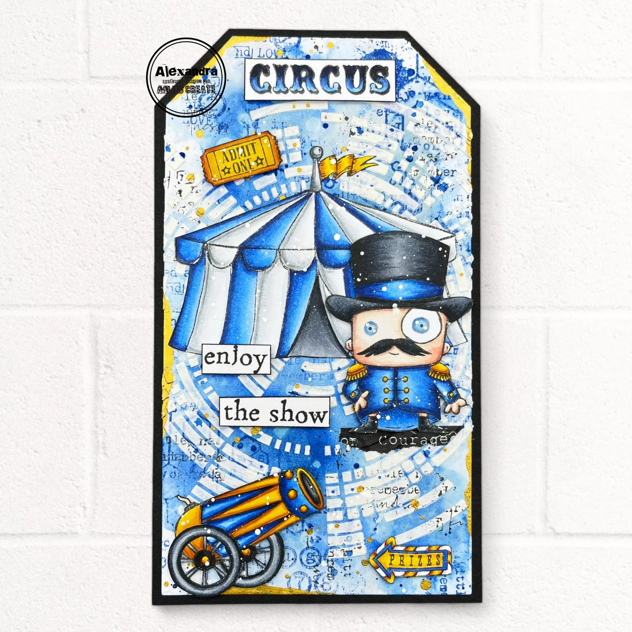 #1206 - A6 Stamp Set - The Big Top - Image 4
