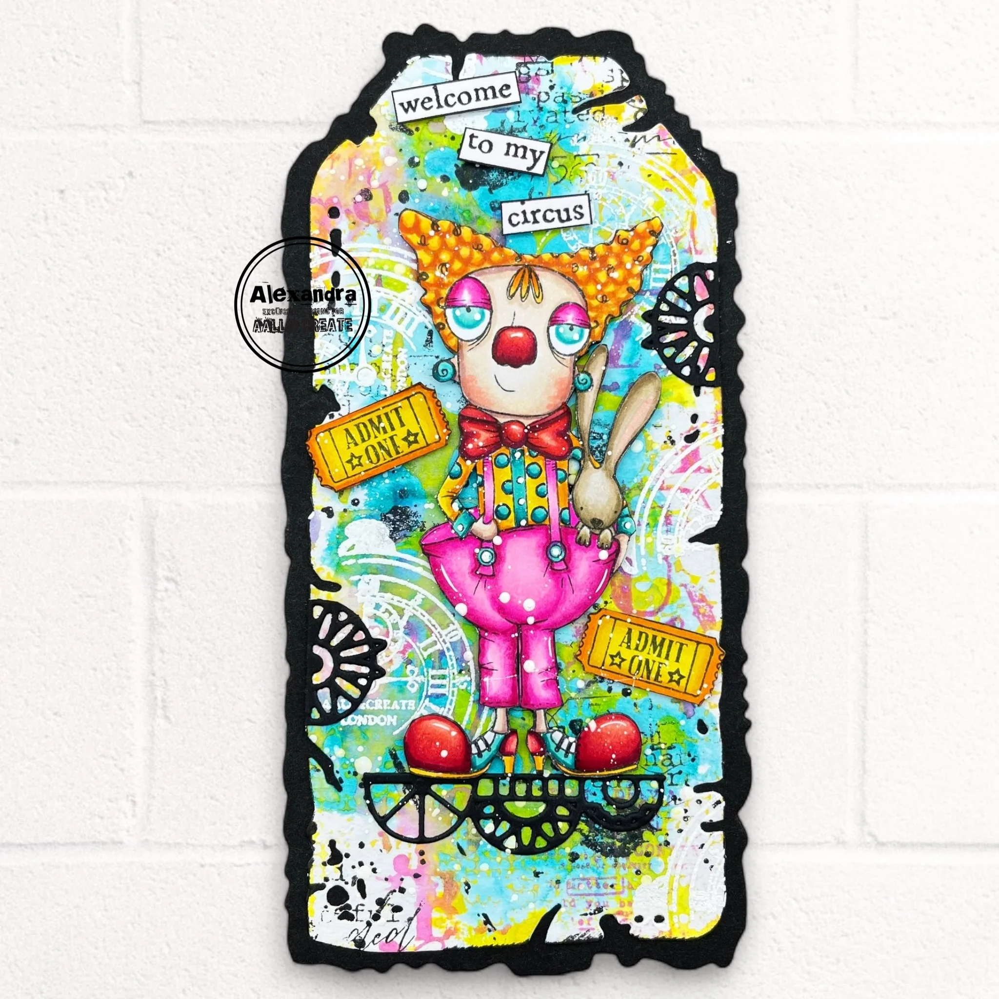 #1207 - A7 Stamp Set - Clown Dee - Image 11