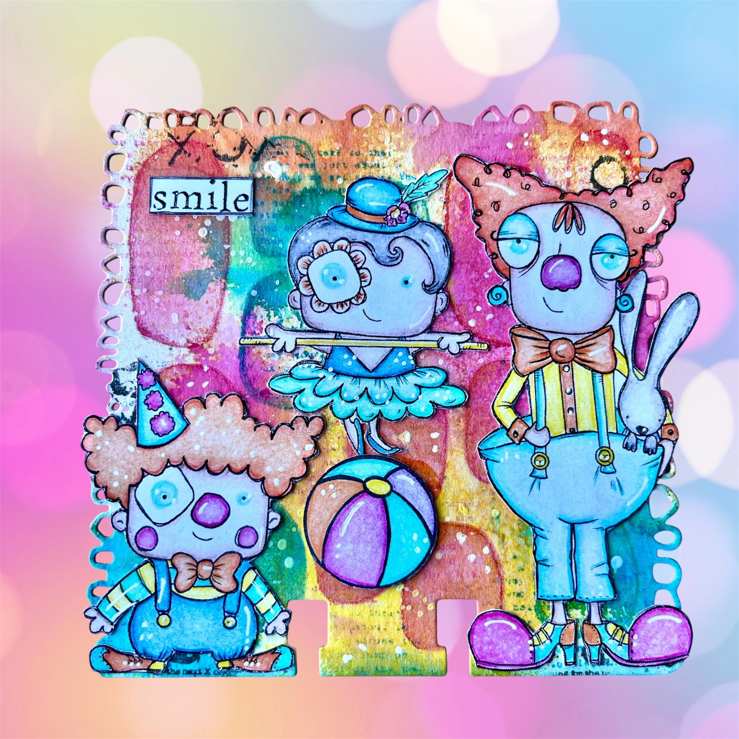 #1207 - A7 Stamp Set - Clown Dee - Image 16