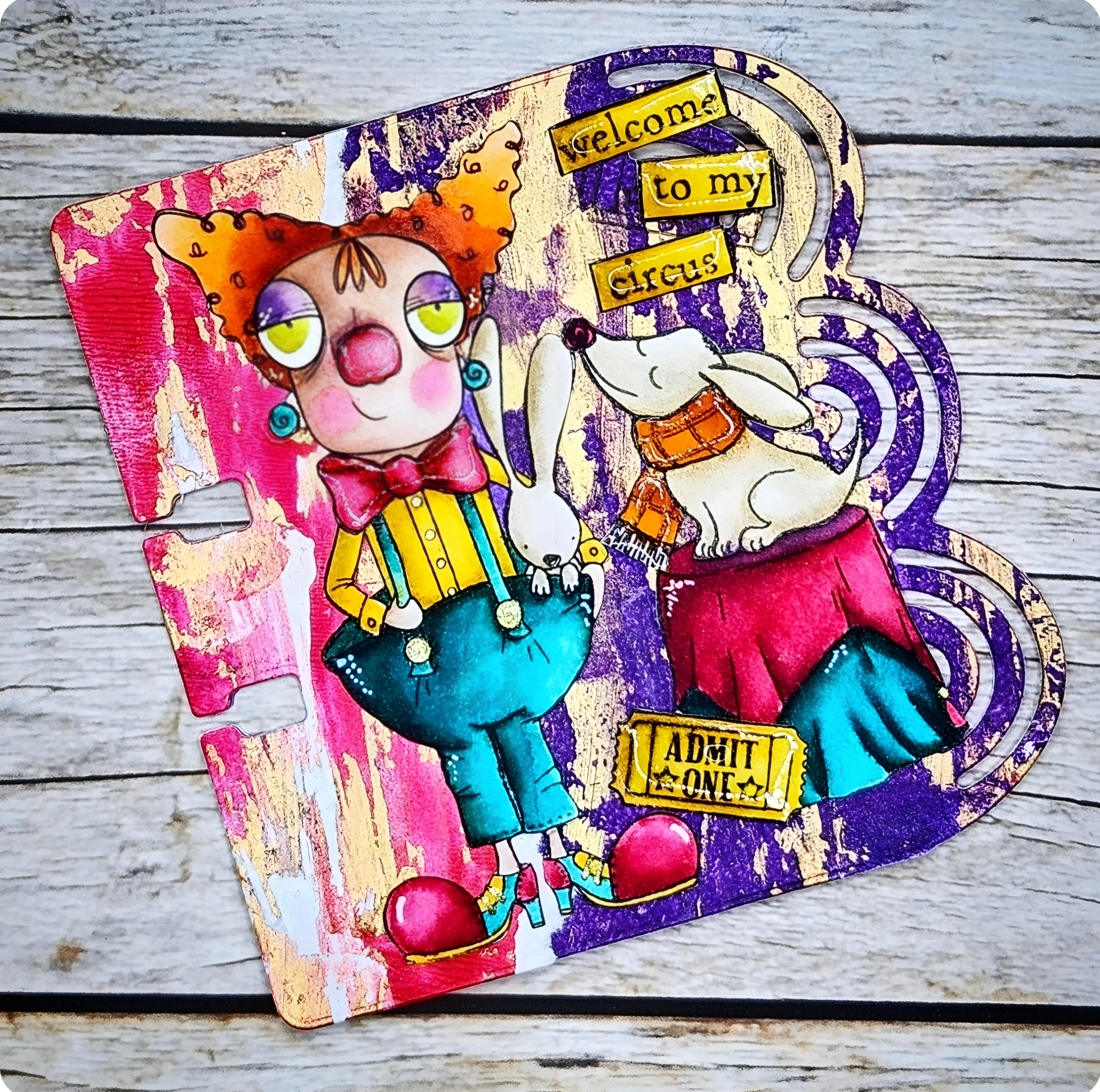 #1207 - A7 Stamp Set - Clown Dee - Image 5