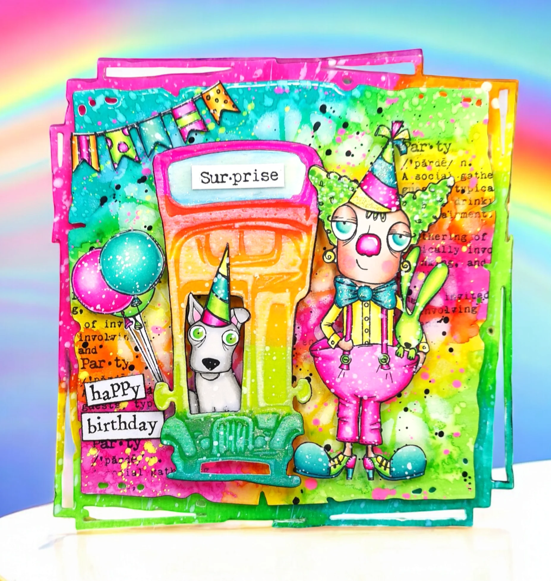 #1207 - A7 Stamp Set - Clown Dee - Image 6