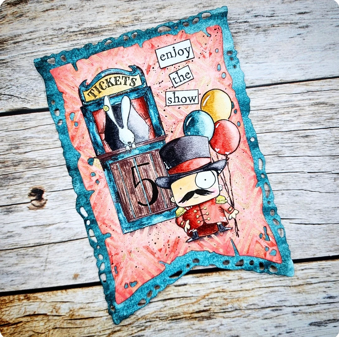 #1207 - A7 Stamp Set - Clown Dee - Image 7