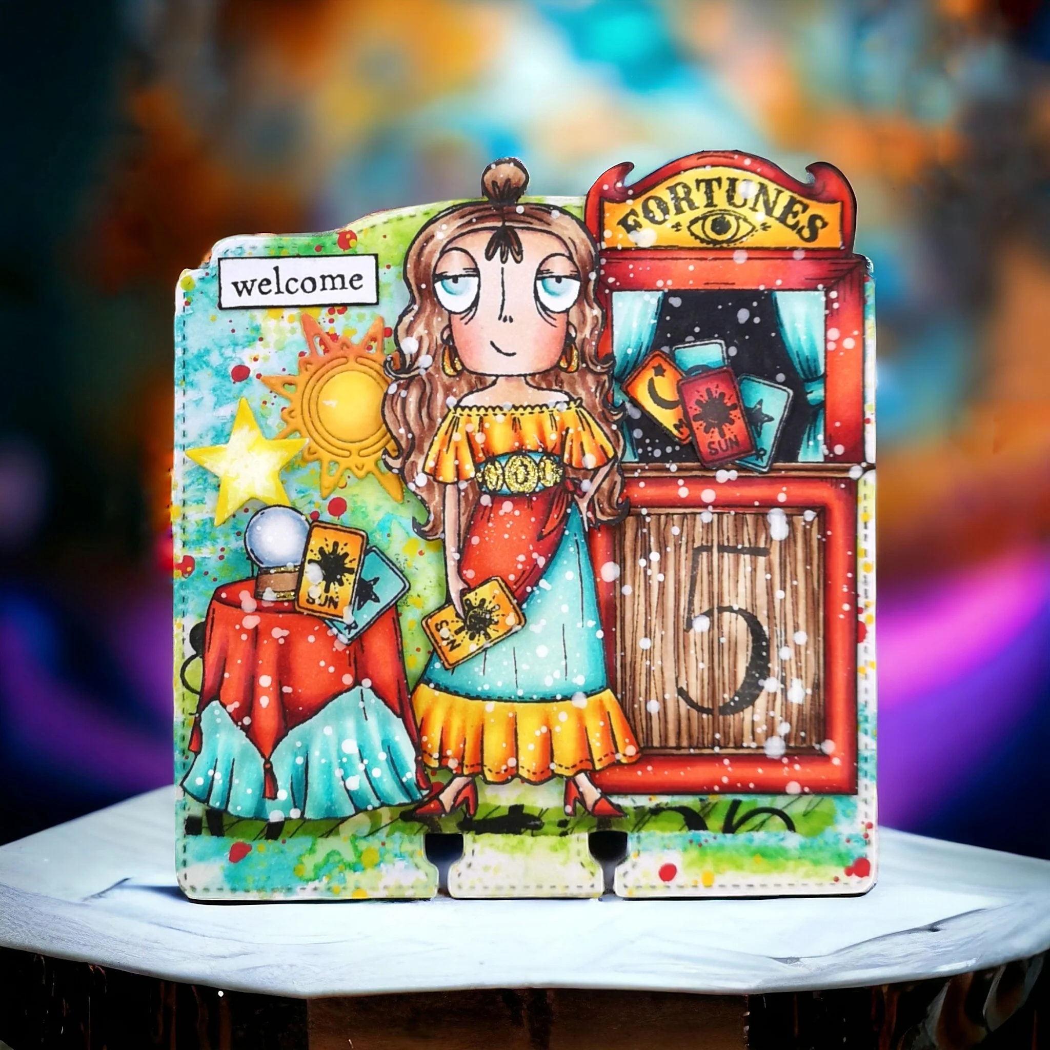 #1211 - A6 Stamp Set - Fortuneteller Dee - Image 2