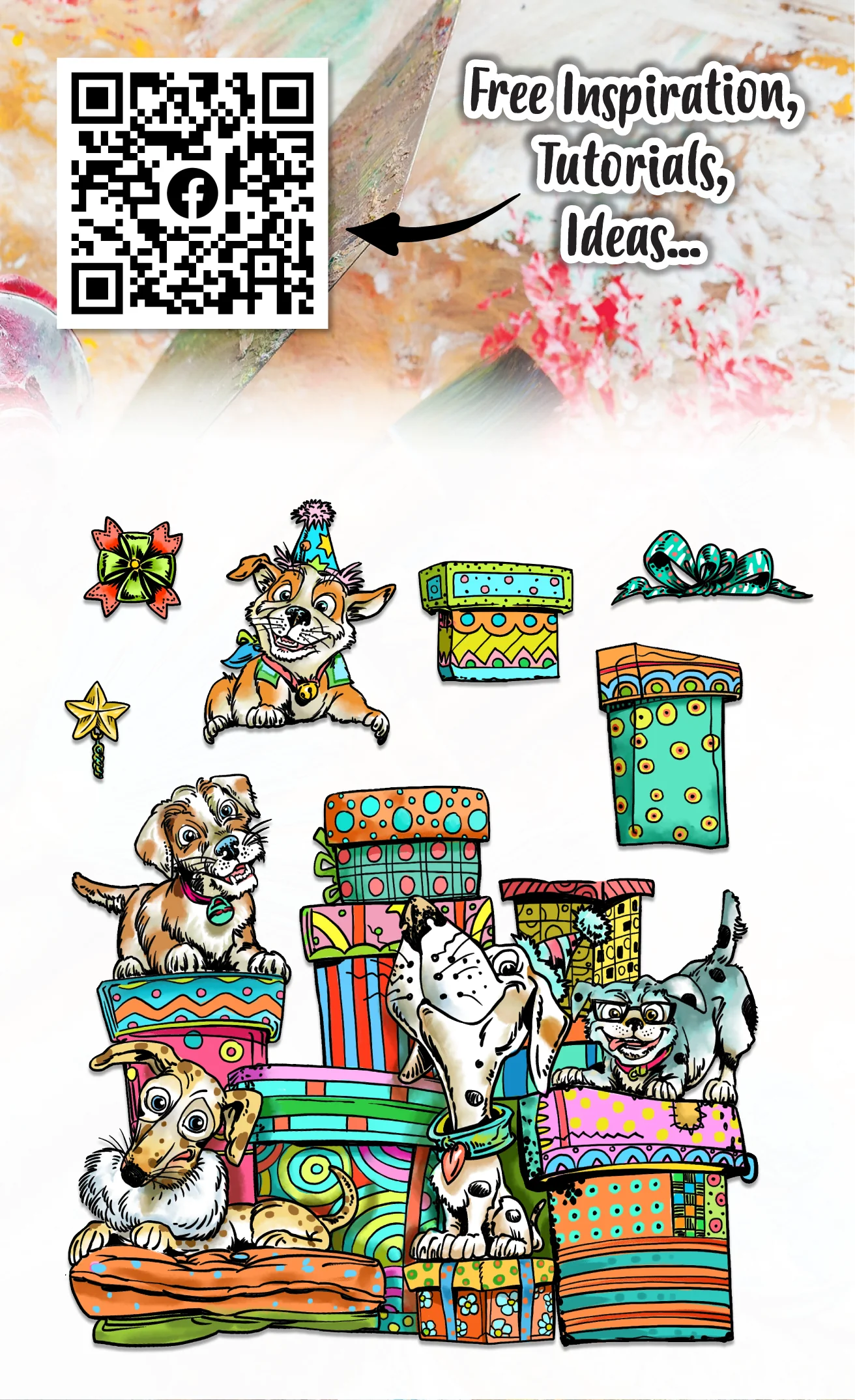 #1212 - A6 Stamp Set - Pawsome Bonanza - Image 8