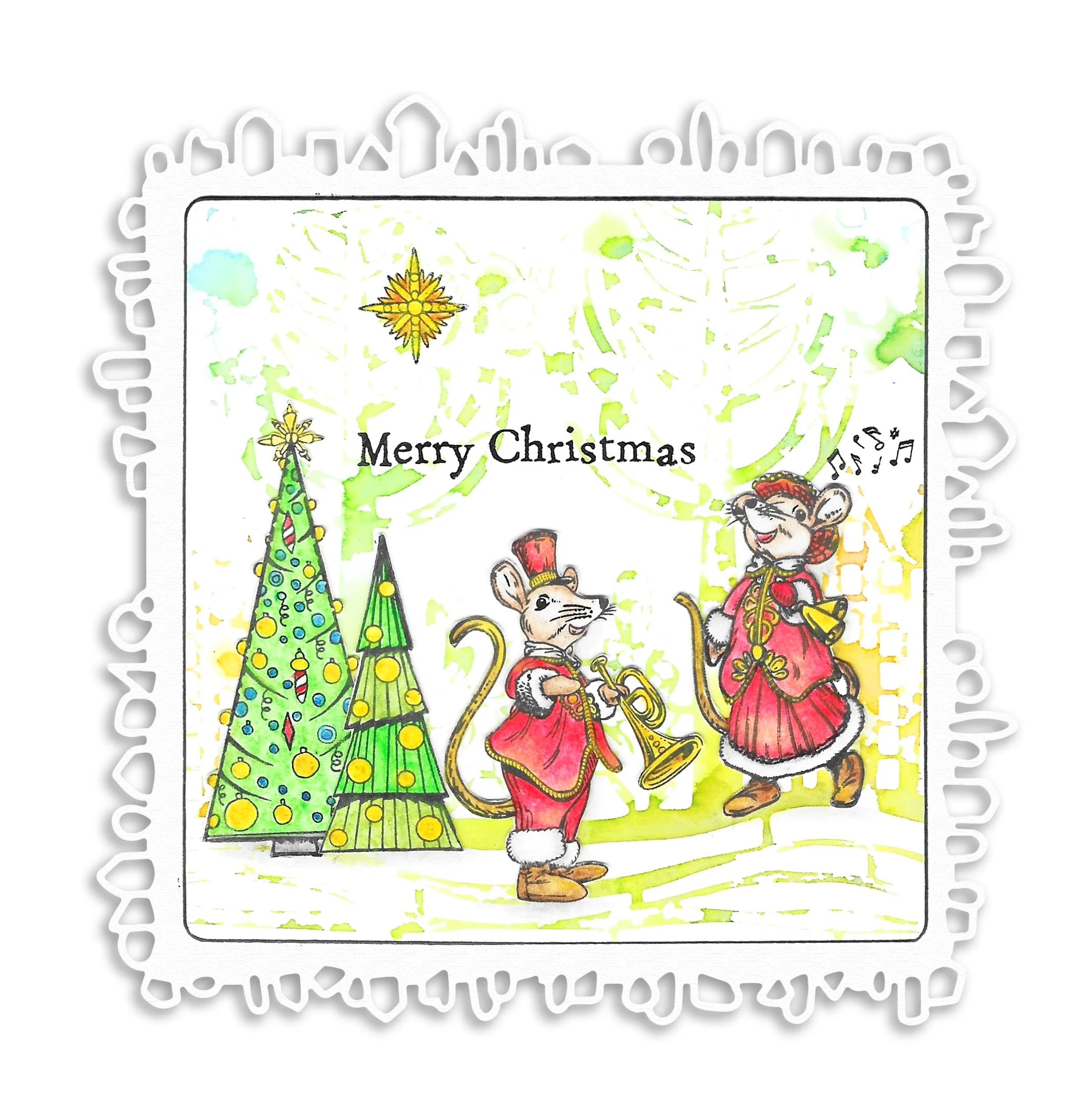 #1215 - A7 Stamp Set - Melodic Mice - Image 5
