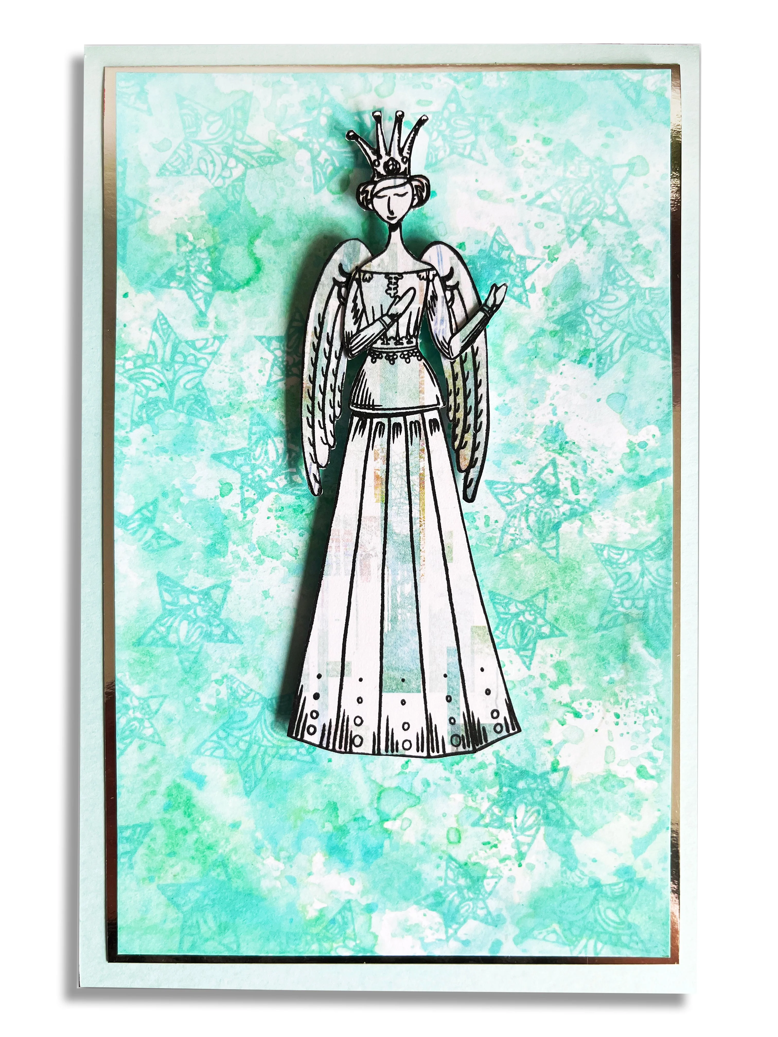 #1220 - A6 Stamp Set - Angel Wings - Image 10