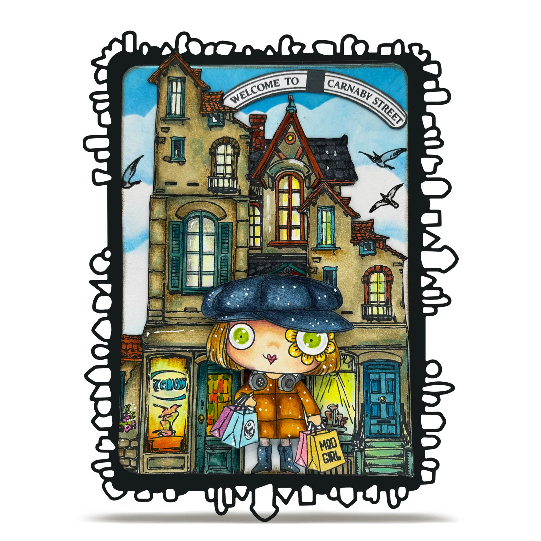 TP-1232 - A5 Stamp Set - Gang Avenue - Image 39