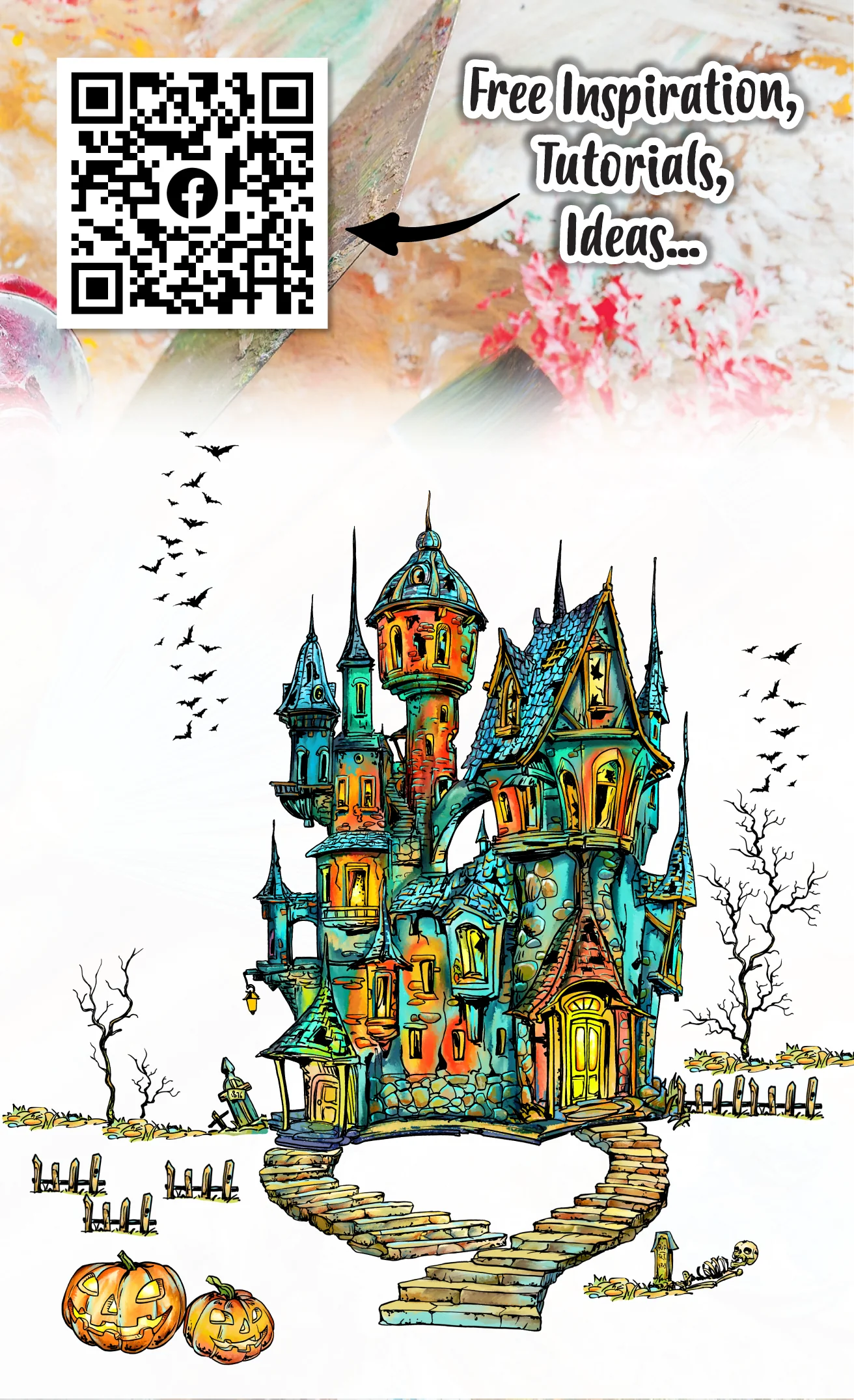 #1236 - A6 Stamp Set - Nightfall Castle - Image 11