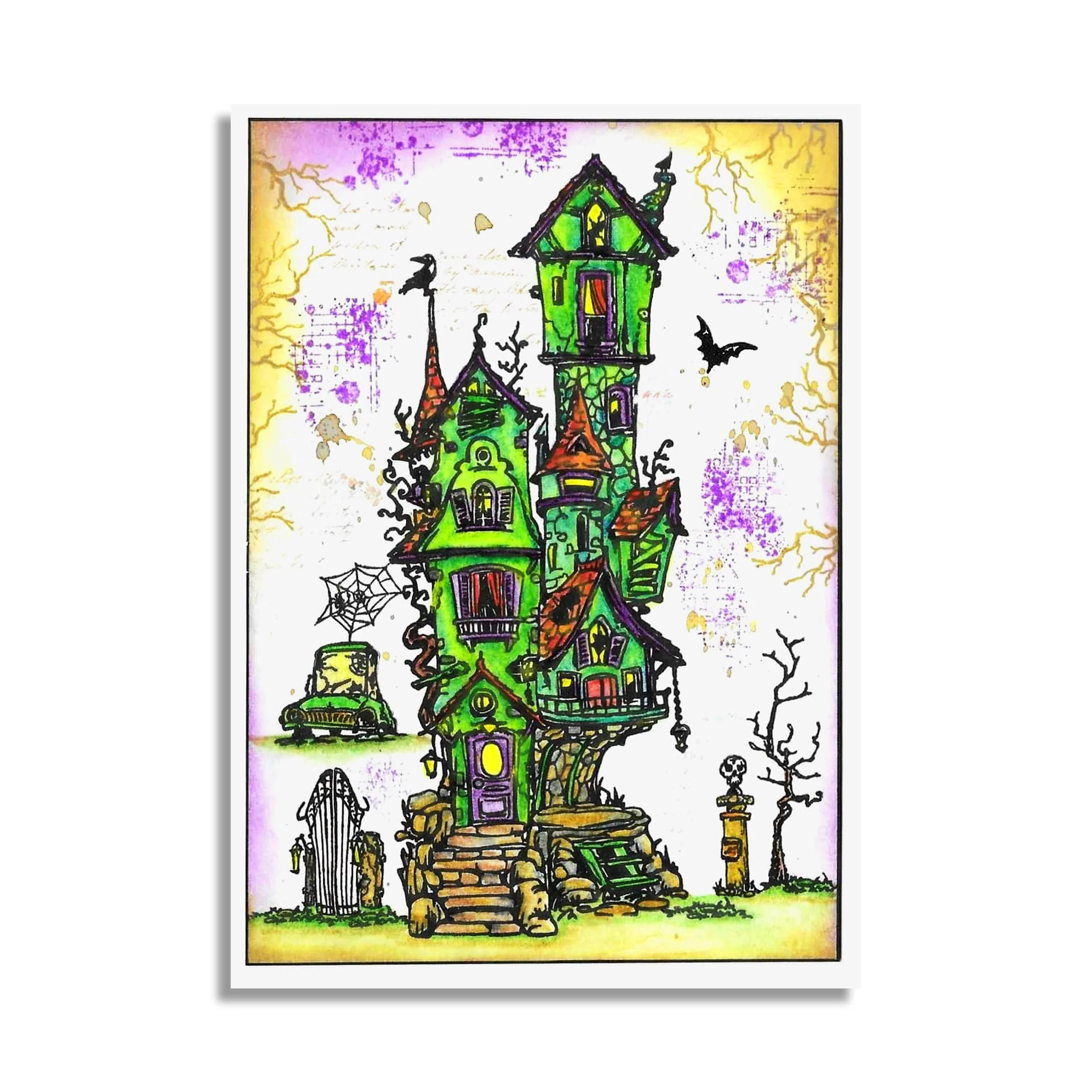 #1237 - A6 Stamp Set - Frightful Manor - Image 8
