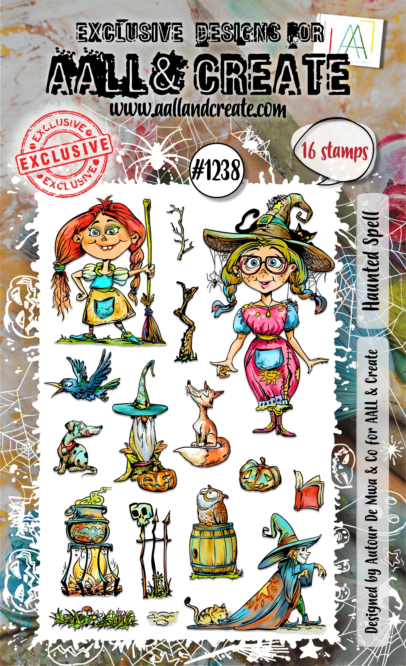 #1238 - A6 Stamp Set - Haunted Spell