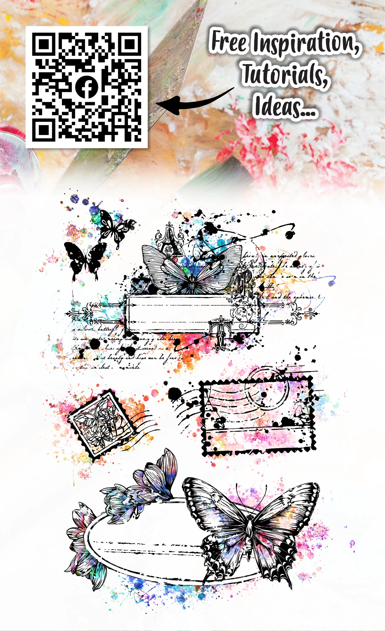 #1241 - A6 Stamp Set - Epistolary Elegance - Image 19