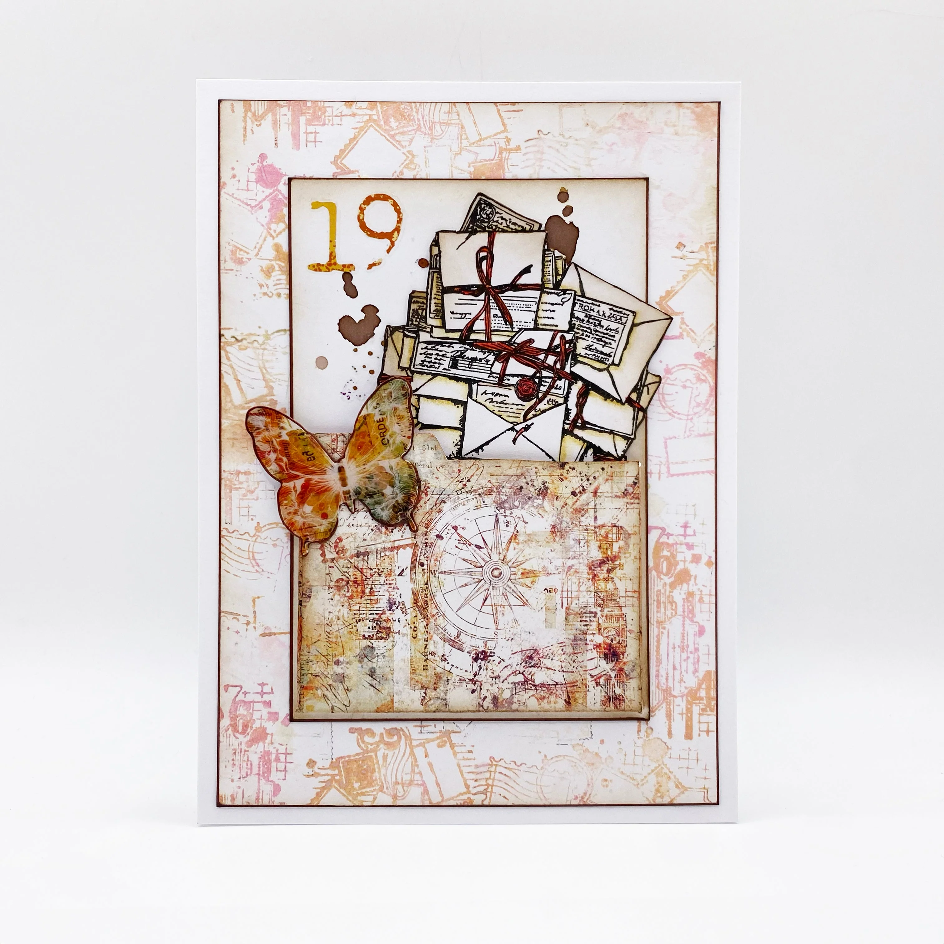 #1243 - A6 Stamp Set - Postmarked Petals - Image 5