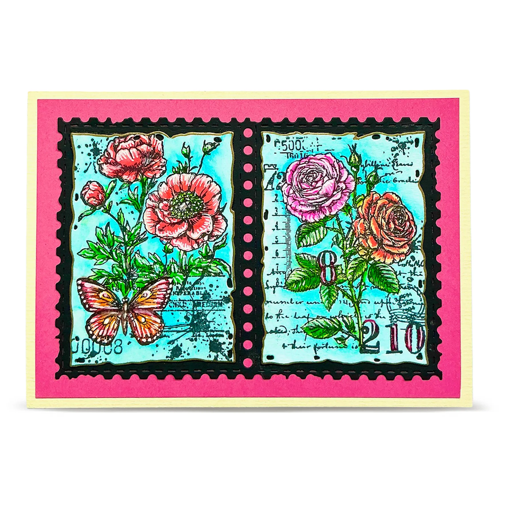 #1251 - A6 Stamp Set - Rosey Daze - Image 16
