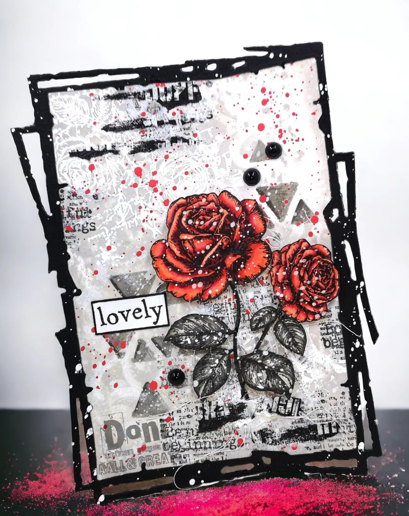#1251 - A6 Stamp Set - Rosey Daze - Image 6